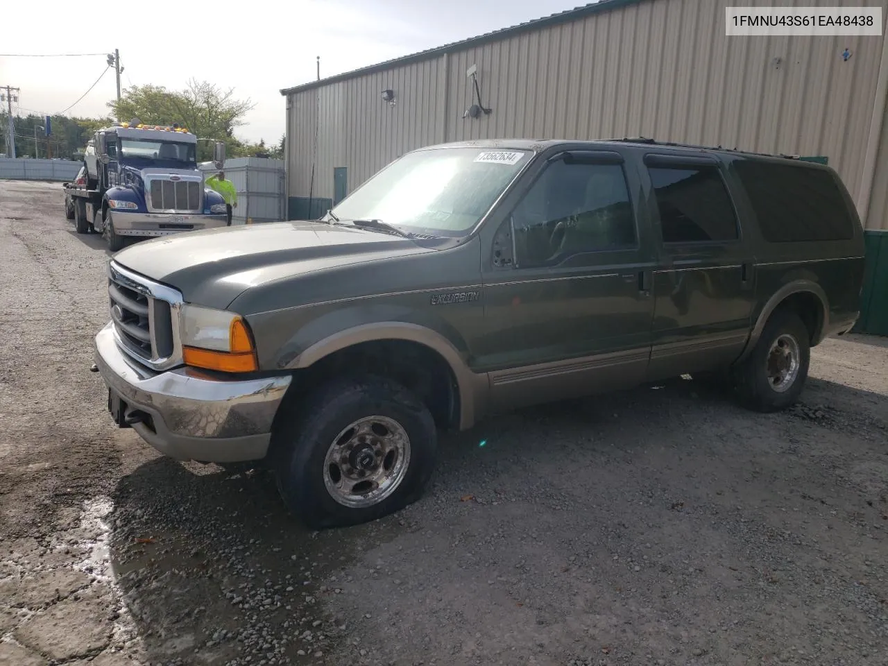 2001 Ford Excursion Limited VIN: 1FMNU43S61EA48438 Lot: 73562634