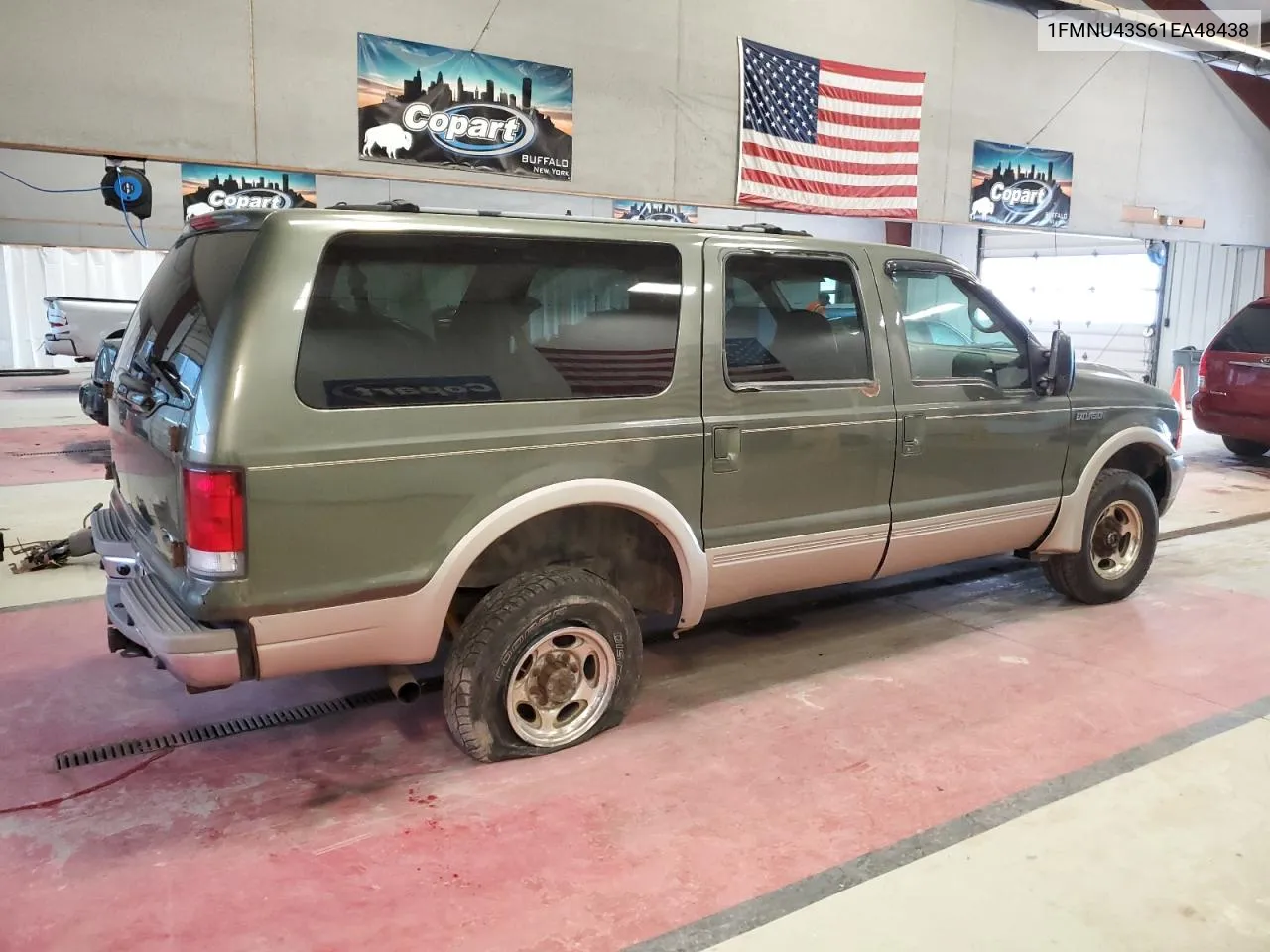 2001 Ford Excursion Limited VIN: 1FMNU43S61EA48438 Lot: 73562634