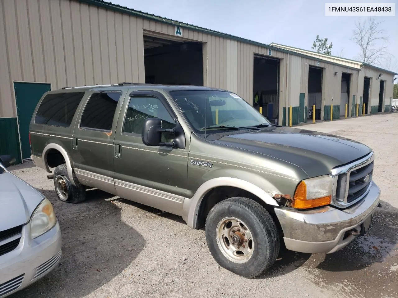 2001 Ford Excursion Limited VIN: 1FMNU43S61EA48438 Lot: 73562634