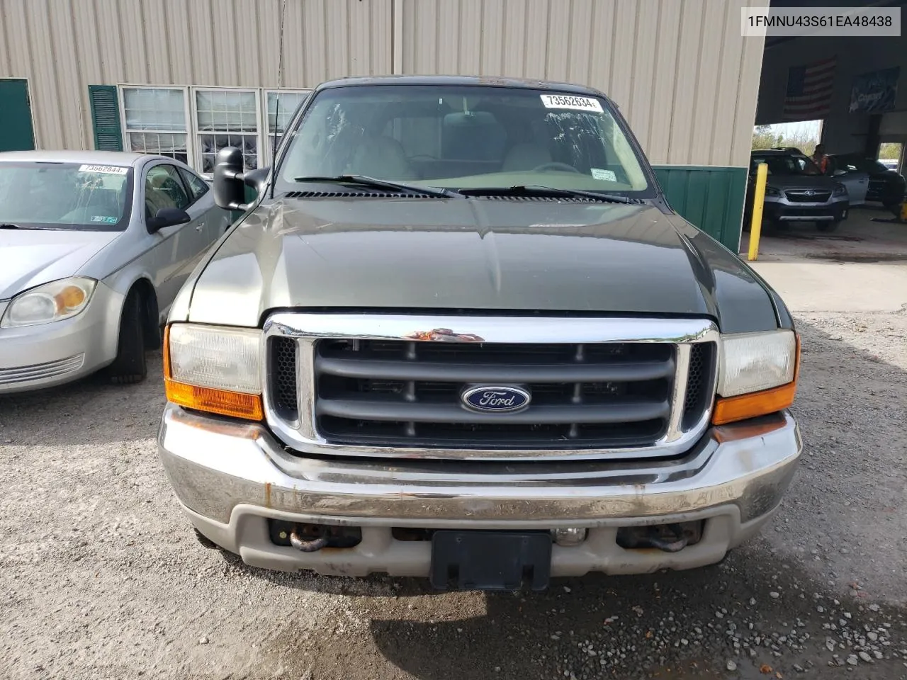 2001 Ford Excursion Limited VIN: 1FMNU43S61EA48438 Lot: 73562634