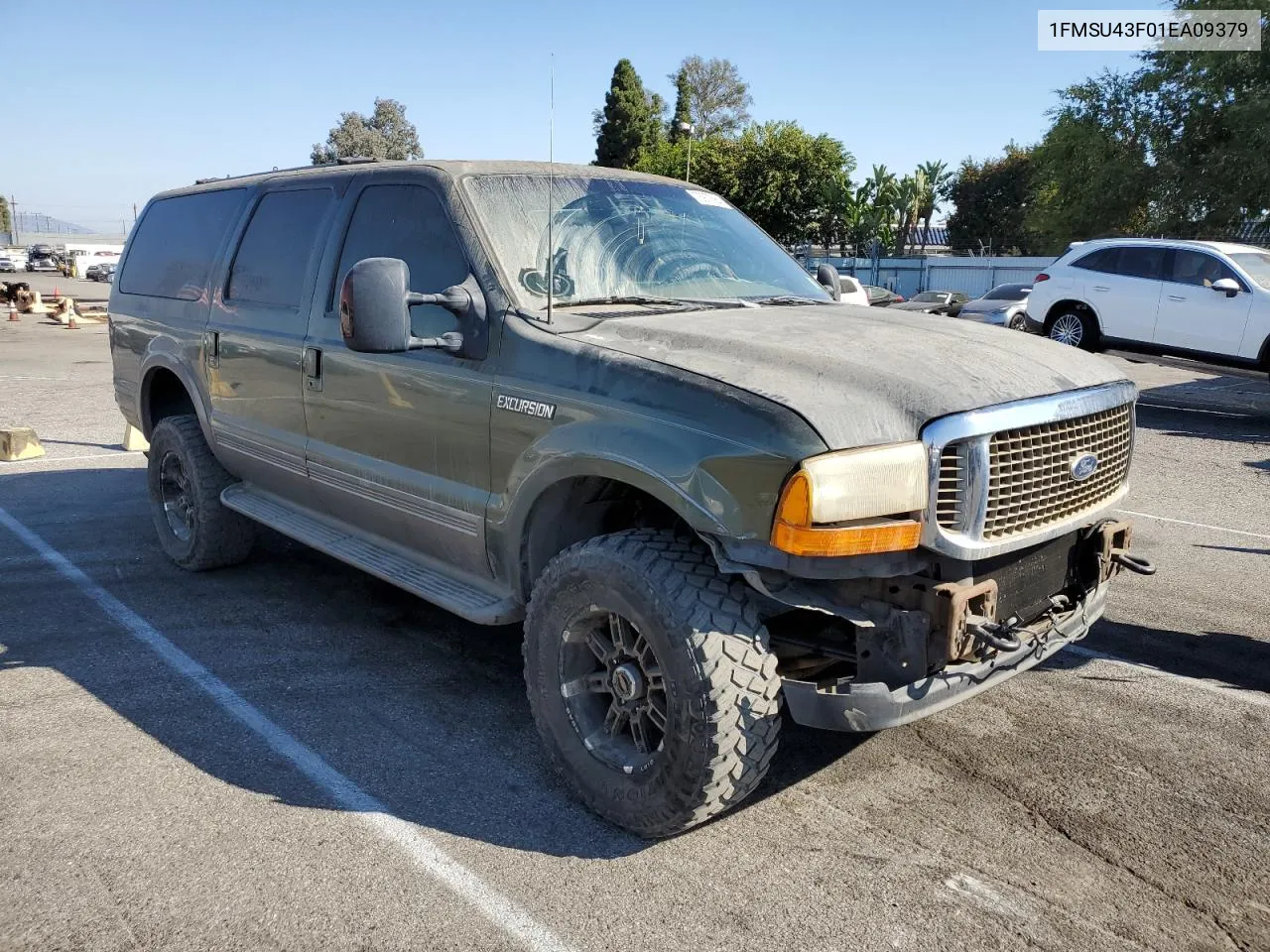 2001 Ford Excursion Limited VIN: 1FMSU43F01EA09379 Lot: 73977564