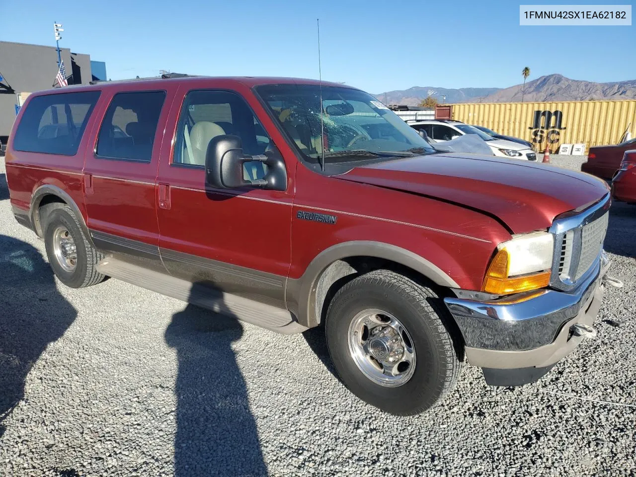 2001 Ford Excursion Limited VIN: 1FMNU42SX1EA62182 Lot: 80185954