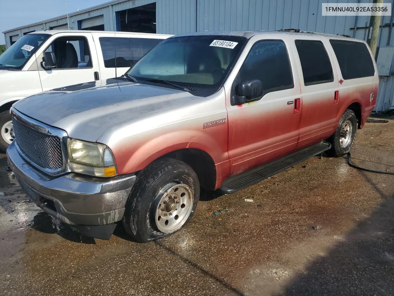 2002 Ford Excursion Xlt VIN: 1FMNU40L92EA53356 Lot: 65188184