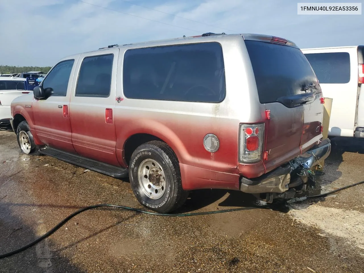 2002 Ford Excursion Xlt VIN: 1FMNU40L92EA53356 Lot: 65188184