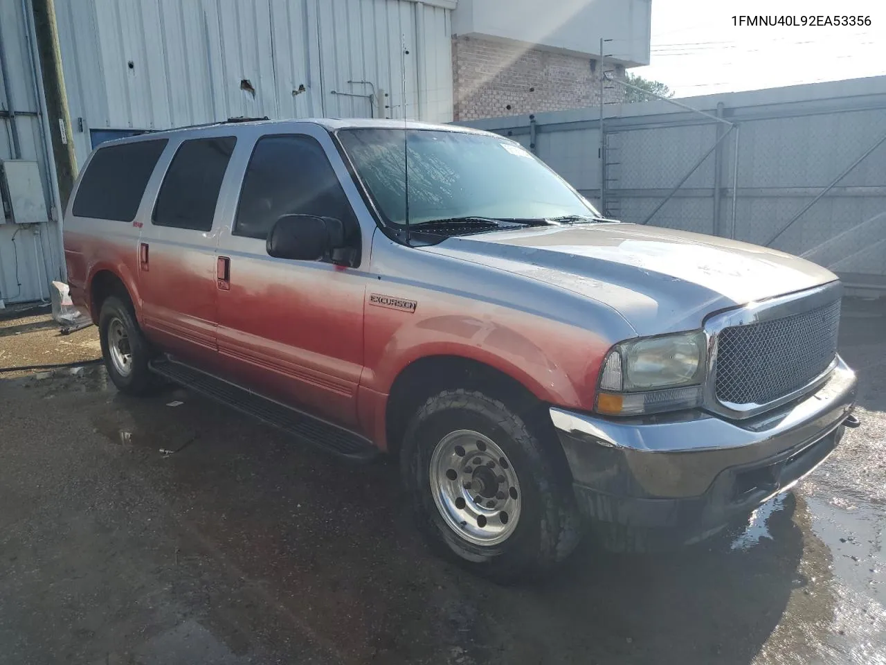 2002 Ford Excursion Xlt VIN: 1FMNU40L92EA53356 Lot: 65188184