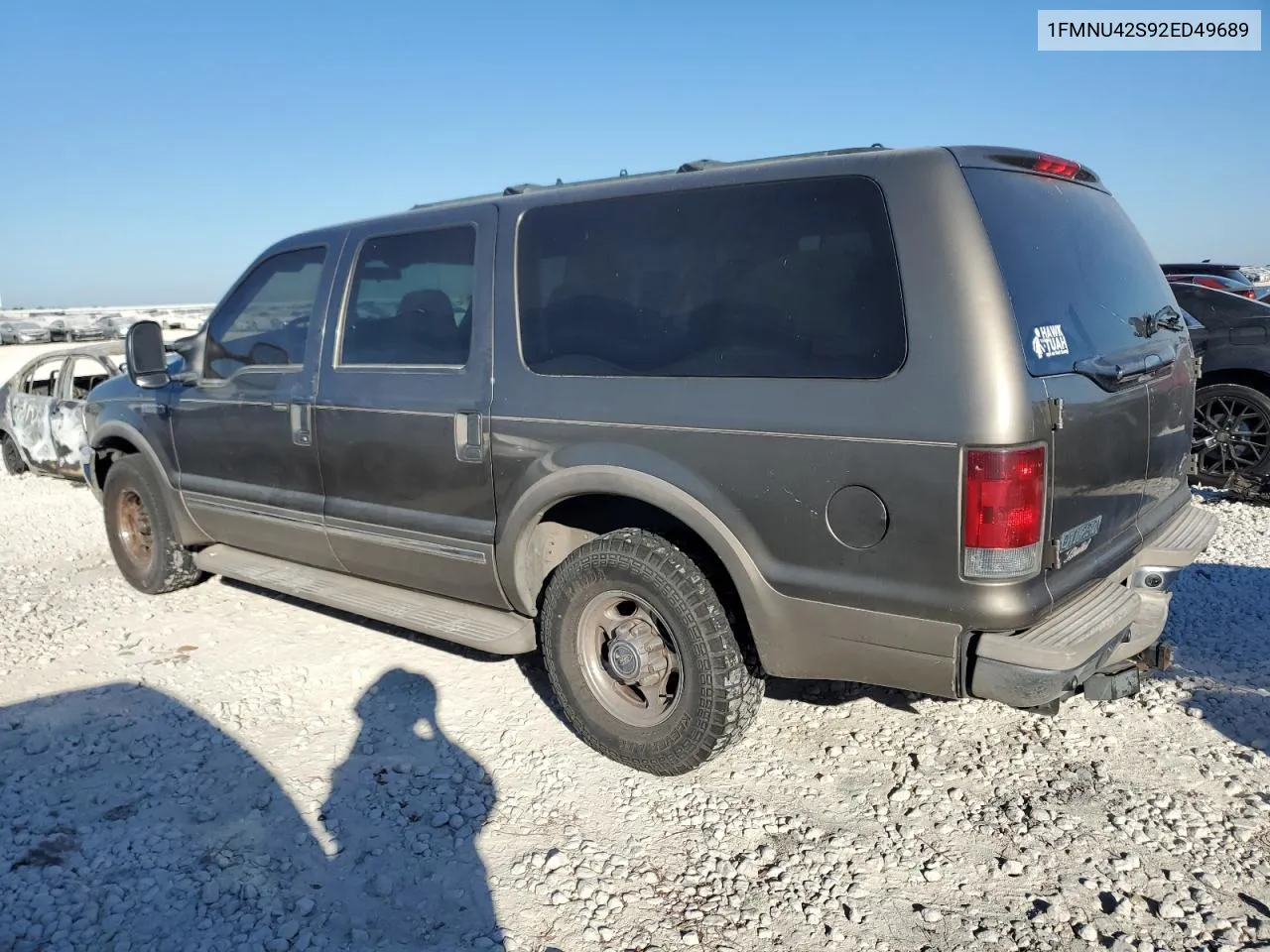 2002 Ford Excursion Limited VIN: 1FMNU42S92ED49689 Lot: 72948094