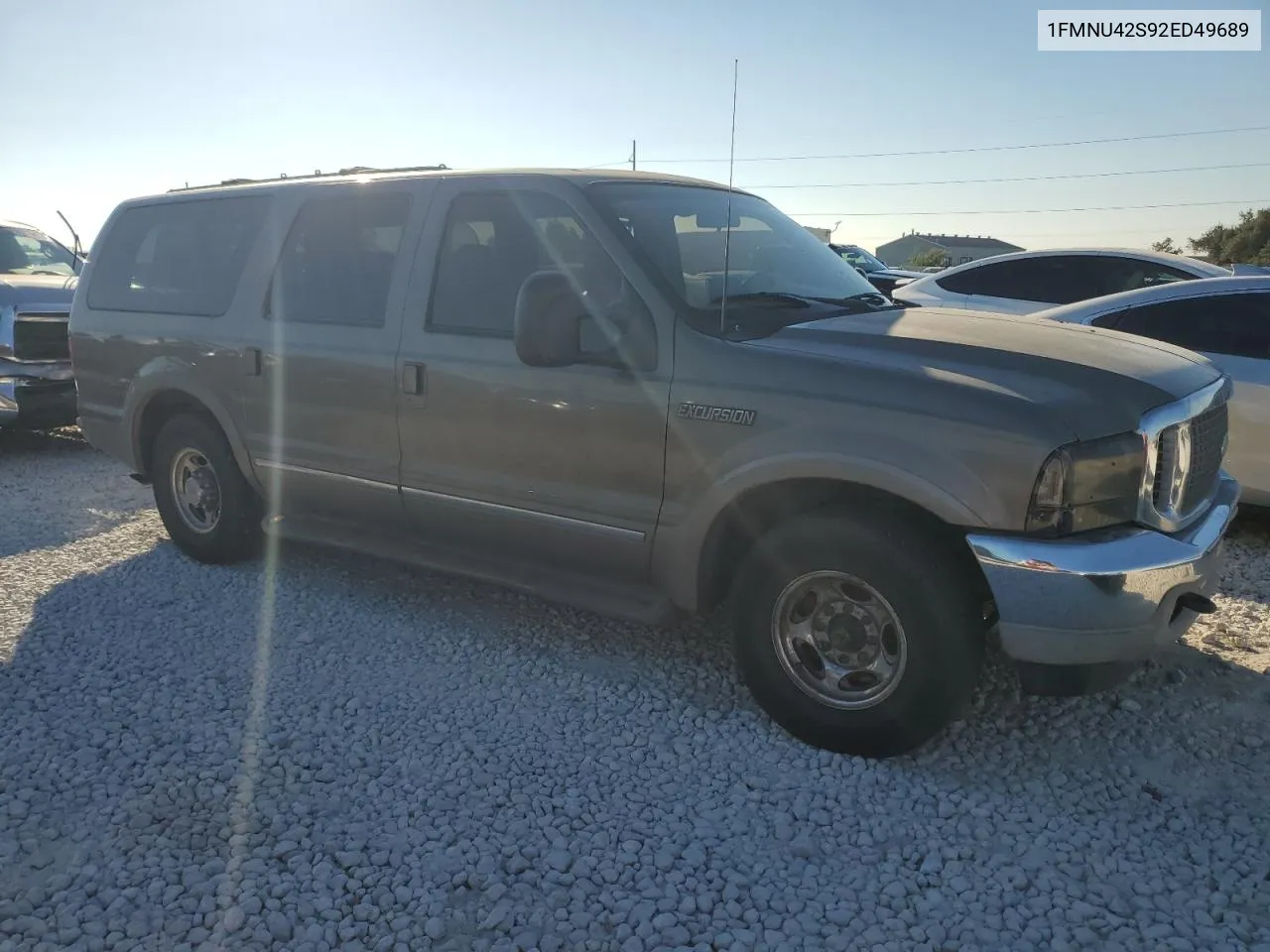 2002 Ford Excursion Limited VIN: 1FMNU42S92ED49689 Lot: 72948094