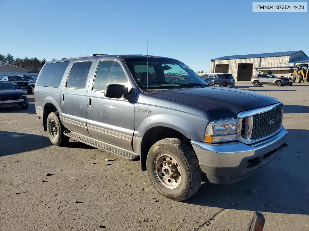 2002 Ford Excursion Xlt VIN: 1FMNU41S72EA14478 Lot: 78355124