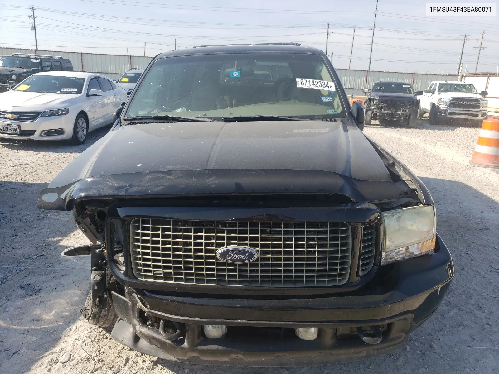 1FMSU43F43EA80071 2003 Ford Excursion Limited