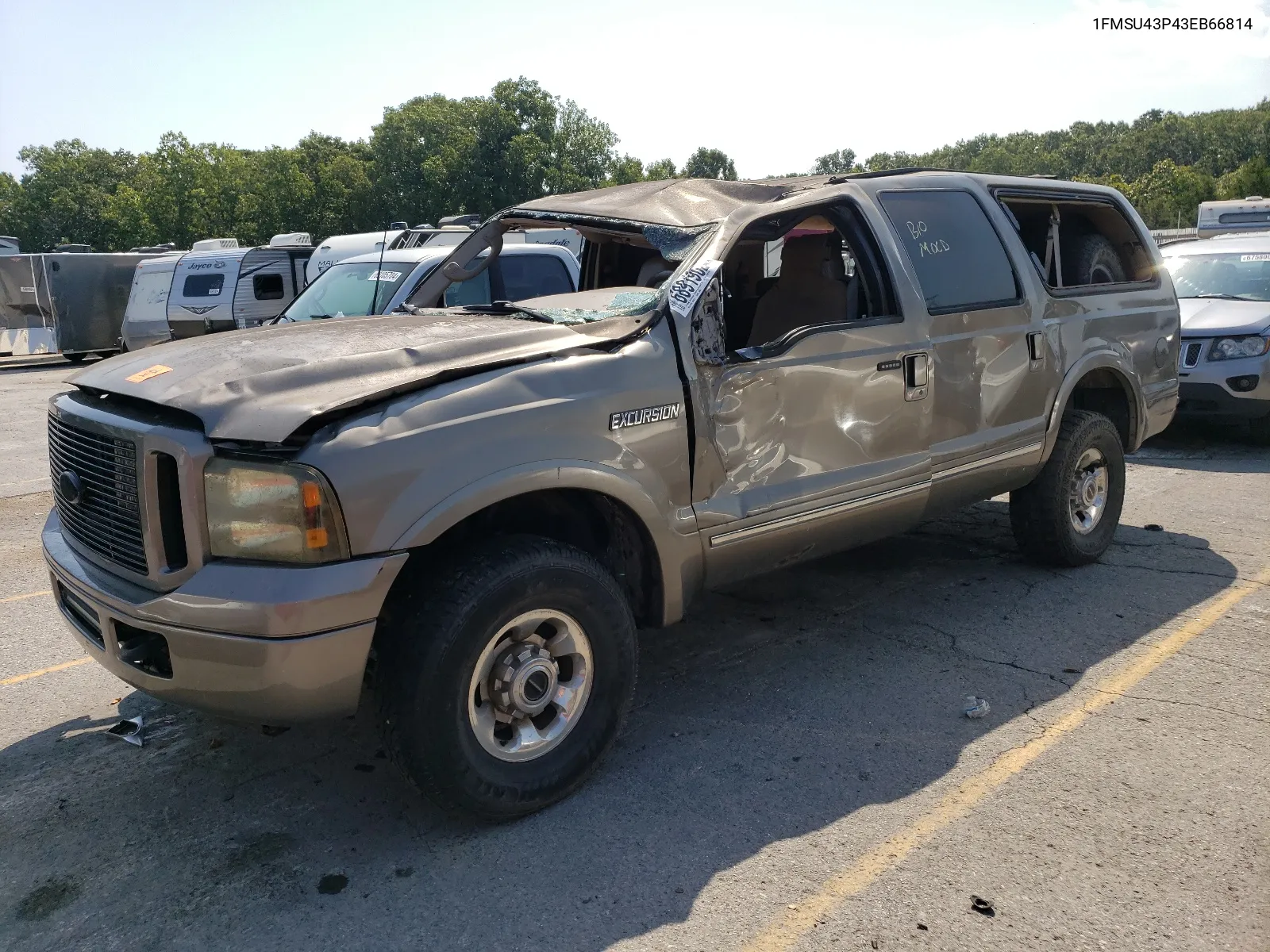 2003 Ford Excursion Limited VIN: 1FMSU43P43EB66814 Lot: 68919024