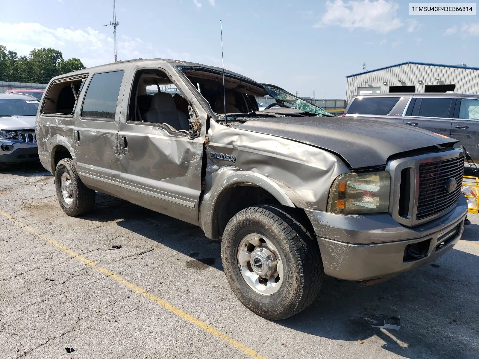 2003 Ford Excursion Limited VIN: 1FMSU43P43EB66814 Lot: 68919024