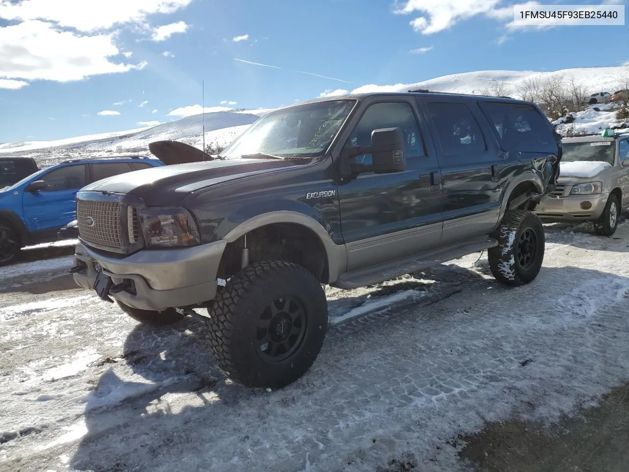 2003 Ford Excursion Eddie Bauer VIN: 1FMSU45F93EB25440 Lot: 69720694