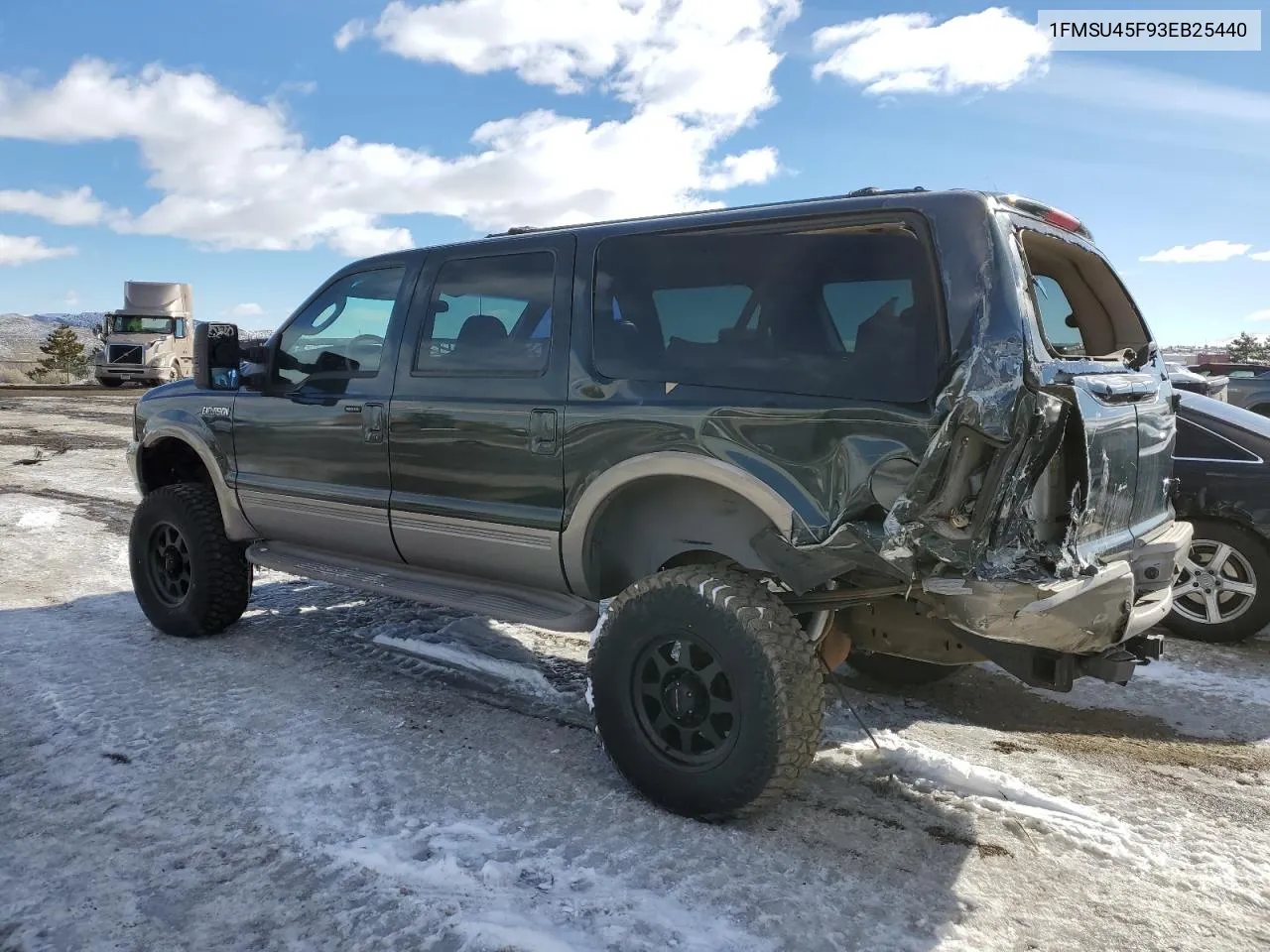 2003 Ford Excursion Eddie Bauer VIN: 1FMSU45F93EB25440 Lot: 69720694