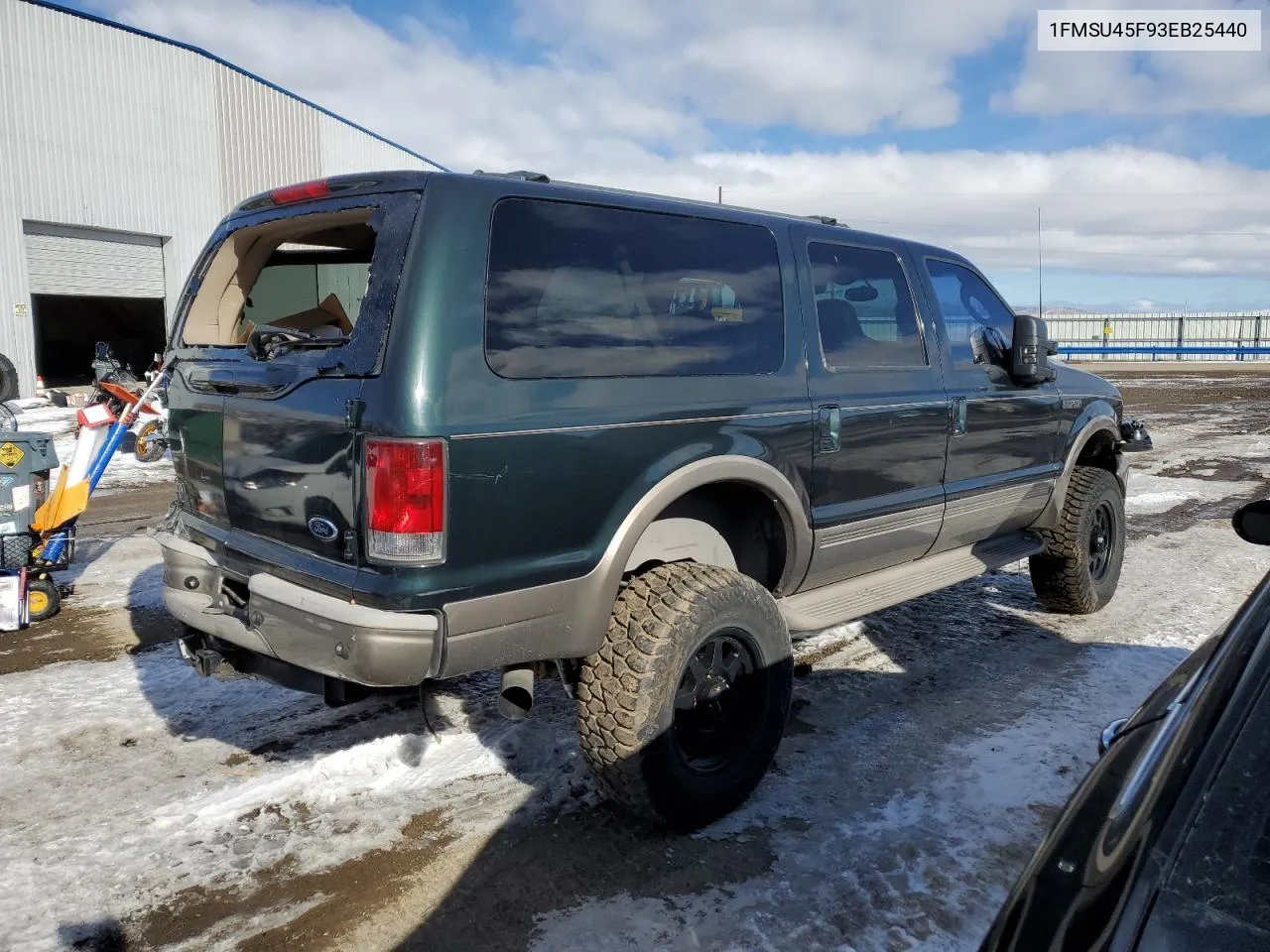 2003 Ford Excursion Eddie Bauer VIN: 1FMSU45F93EB25440 Lot: 69720694