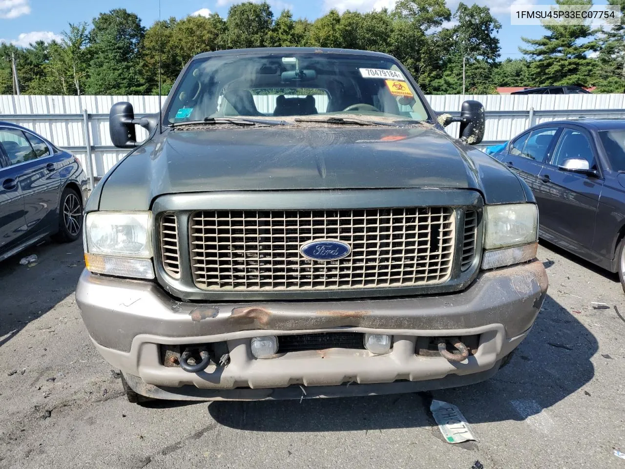 2003 Ford Excursion Eddie Bauer VIN: 1FMSU45P33EC07754 Lot: 70479184