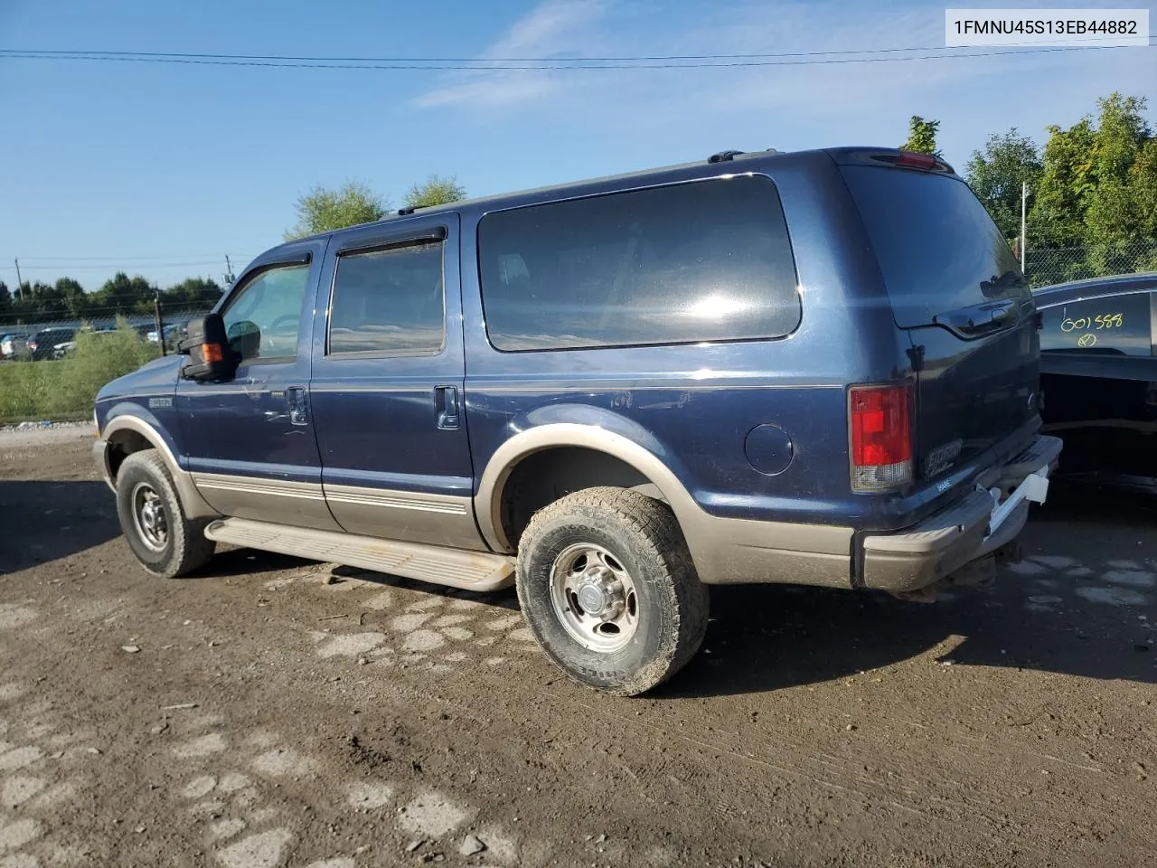 2003 Ford Excursion Eddie Bauer VIN: 1FMNU45S13EB44882 Lot: 72880424