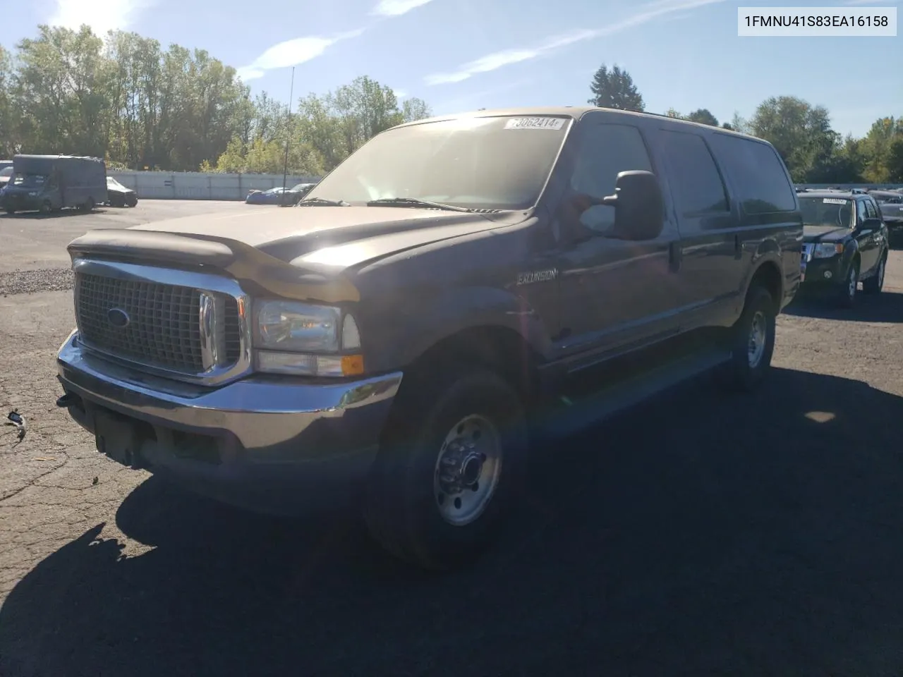 1FMNU41S83EA16158 2003 Ford Excursion Xlt