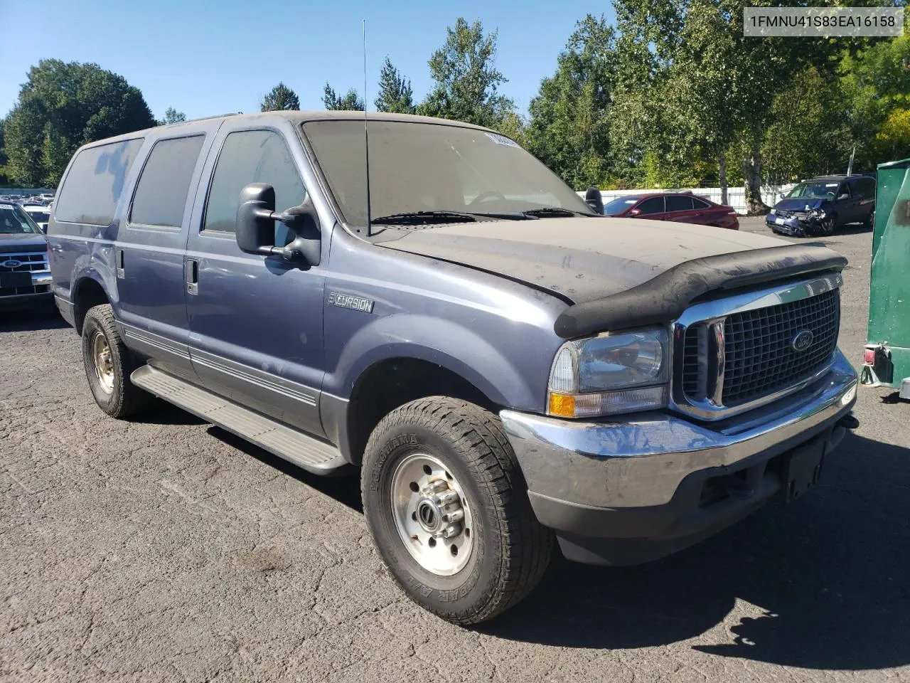 2003 Ford Excursion Xlt VIN: 1FMNU41S83EA16158 Lot: 73062414