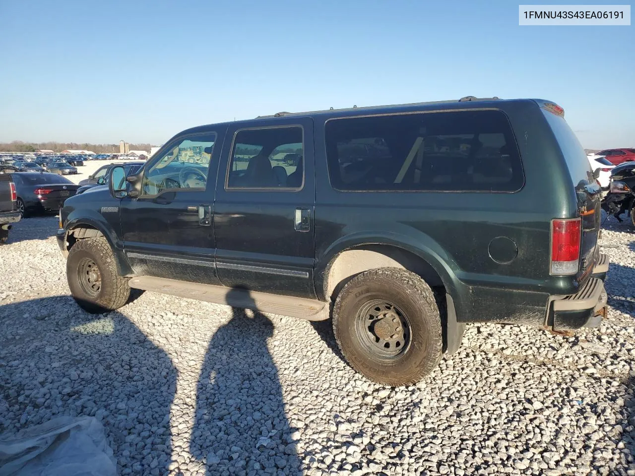 2003 Ford Excursion Limited VIN: 1FMNU43S43EA06191 Lot: 79159954