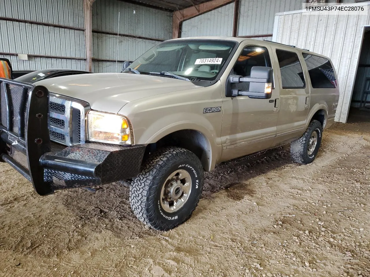 2004 Ford Excursion Limited VIN: 1FMSU43P74EC28076 Lot: 70314924