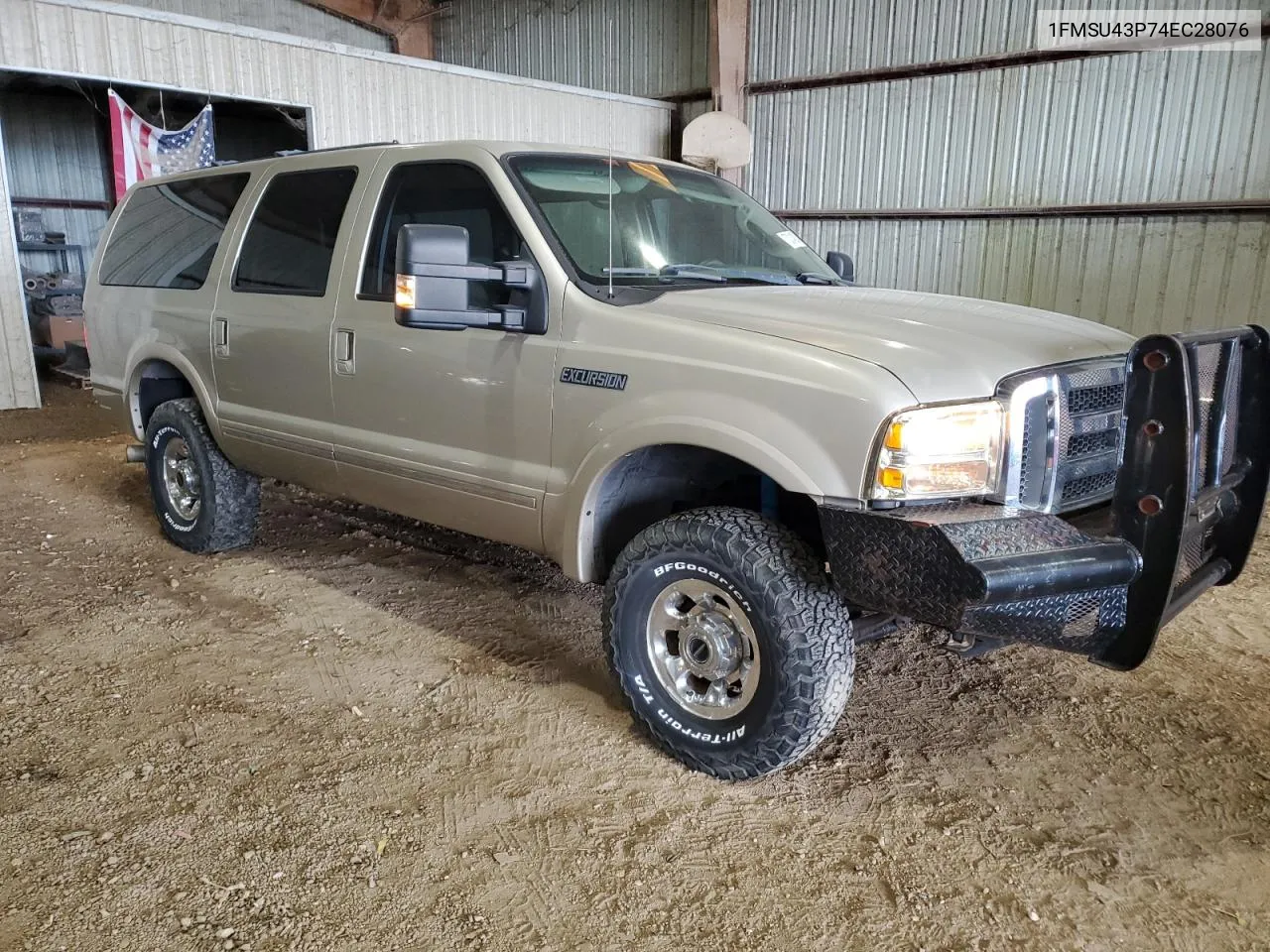 2004 Ford Excursion Limited VIN: 1FMSU43P74EC28076 Lot: 70314924