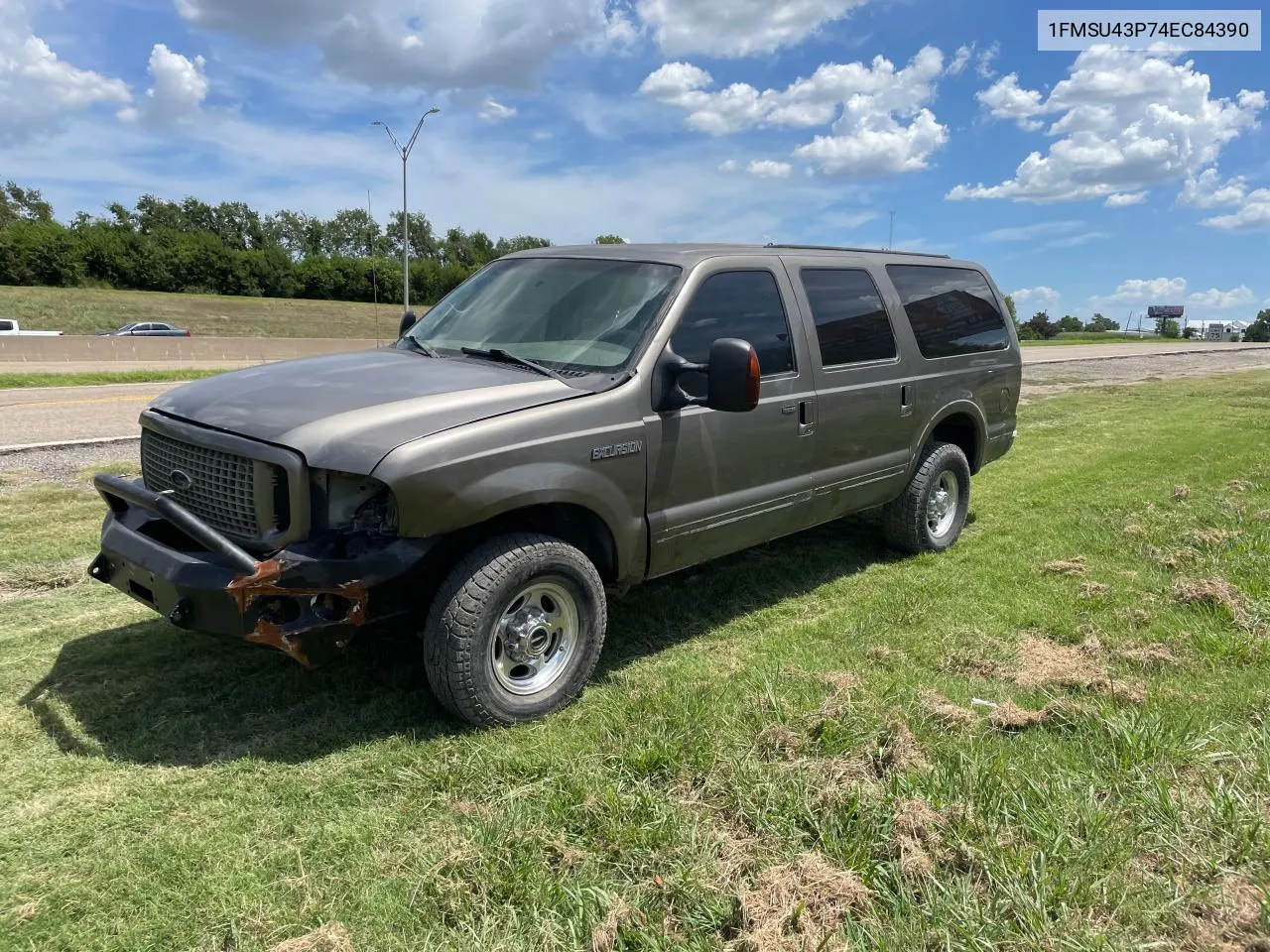 2004 Ford Excursion Limited VIN: 1FMSU43P74EC84390 Lot: 70497404