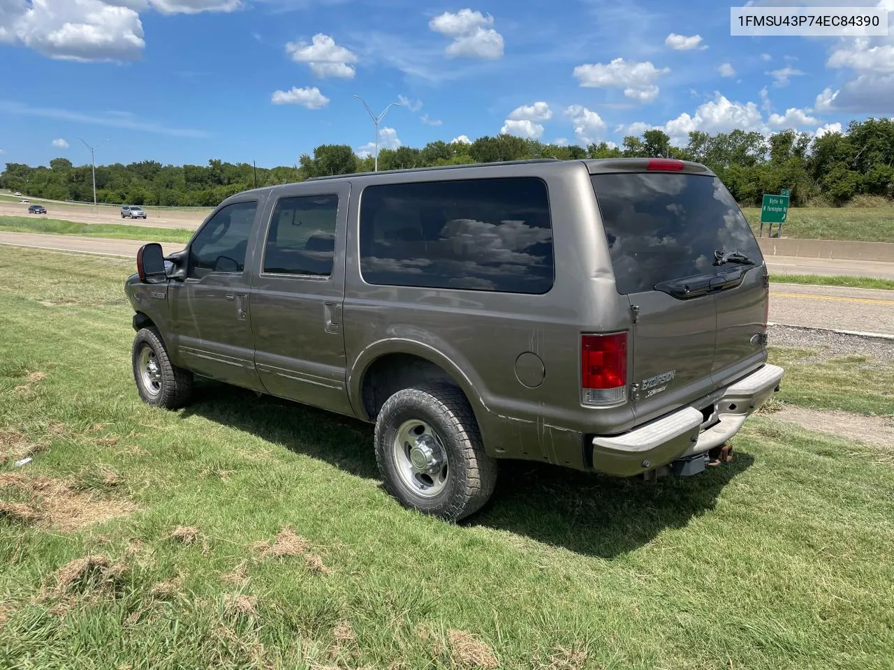 2004 Ford Excursion Limited VIN: 1FMSU43P74EC84390 Lot: 70497404