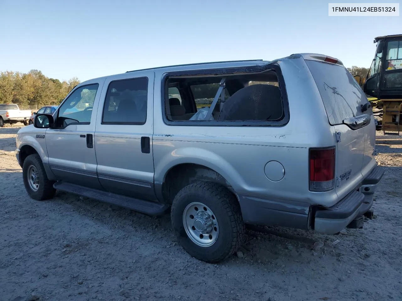 2004 Ford Excursion Xlt VIN: 1FMNU41L24EB51324 Lot: 76627624