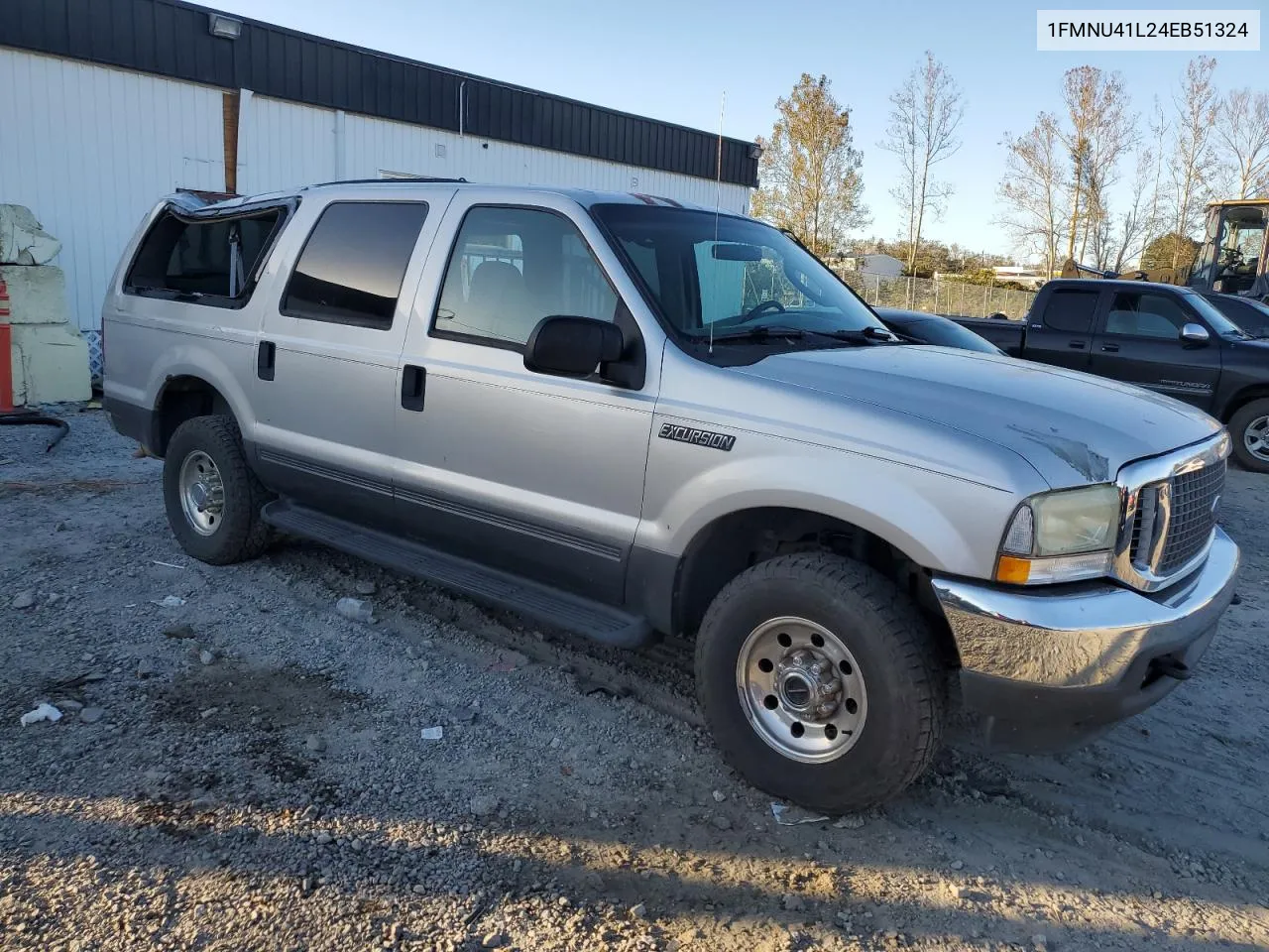 2004 Ford Excursion Xlt VIN: 1FMNU41L24EB51324 Lot: 76627624