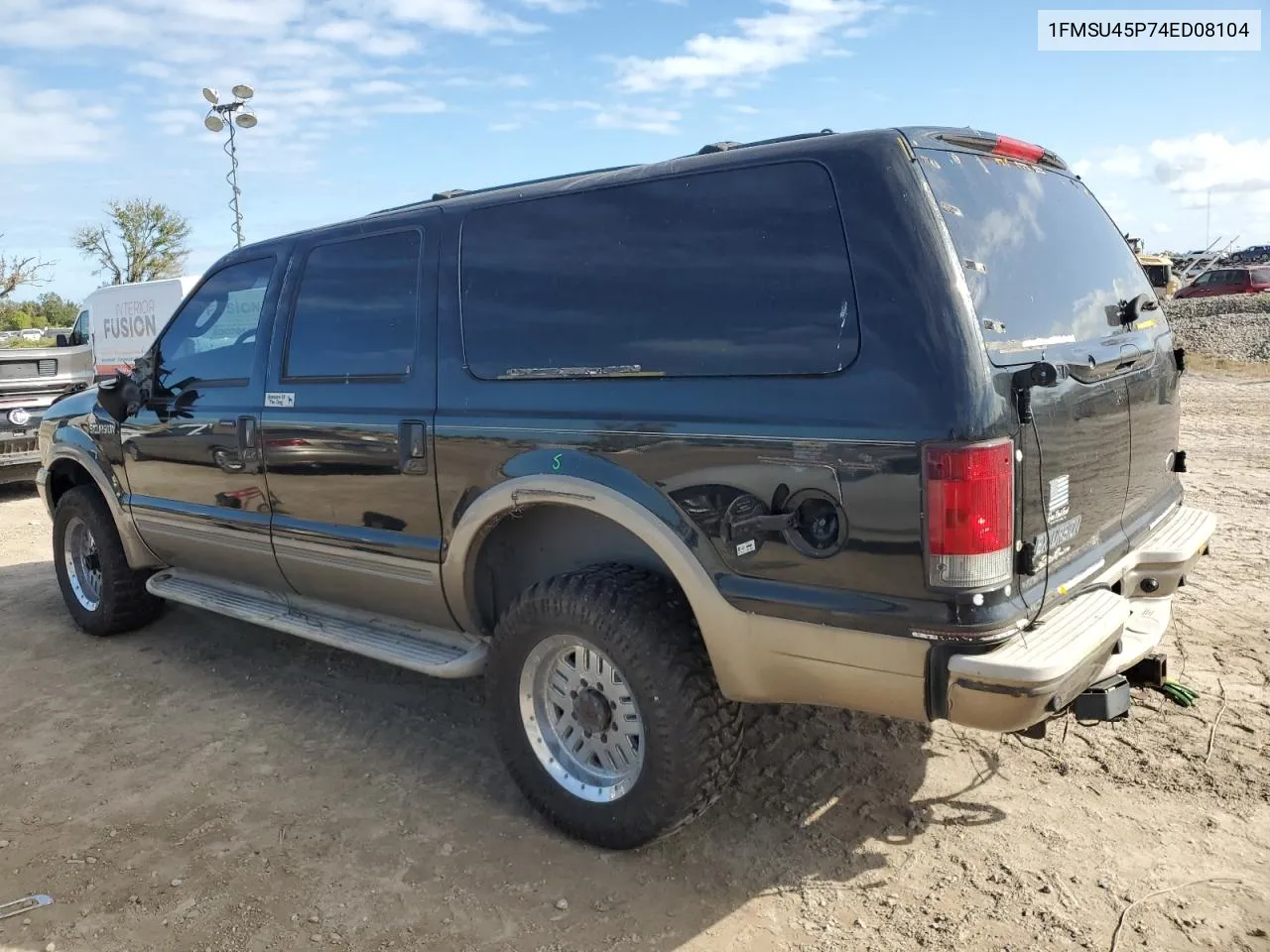 2004 Ford Excursion Eddie Bauer VIN: 1FMSU45P74ED08104 Lot: 79050194