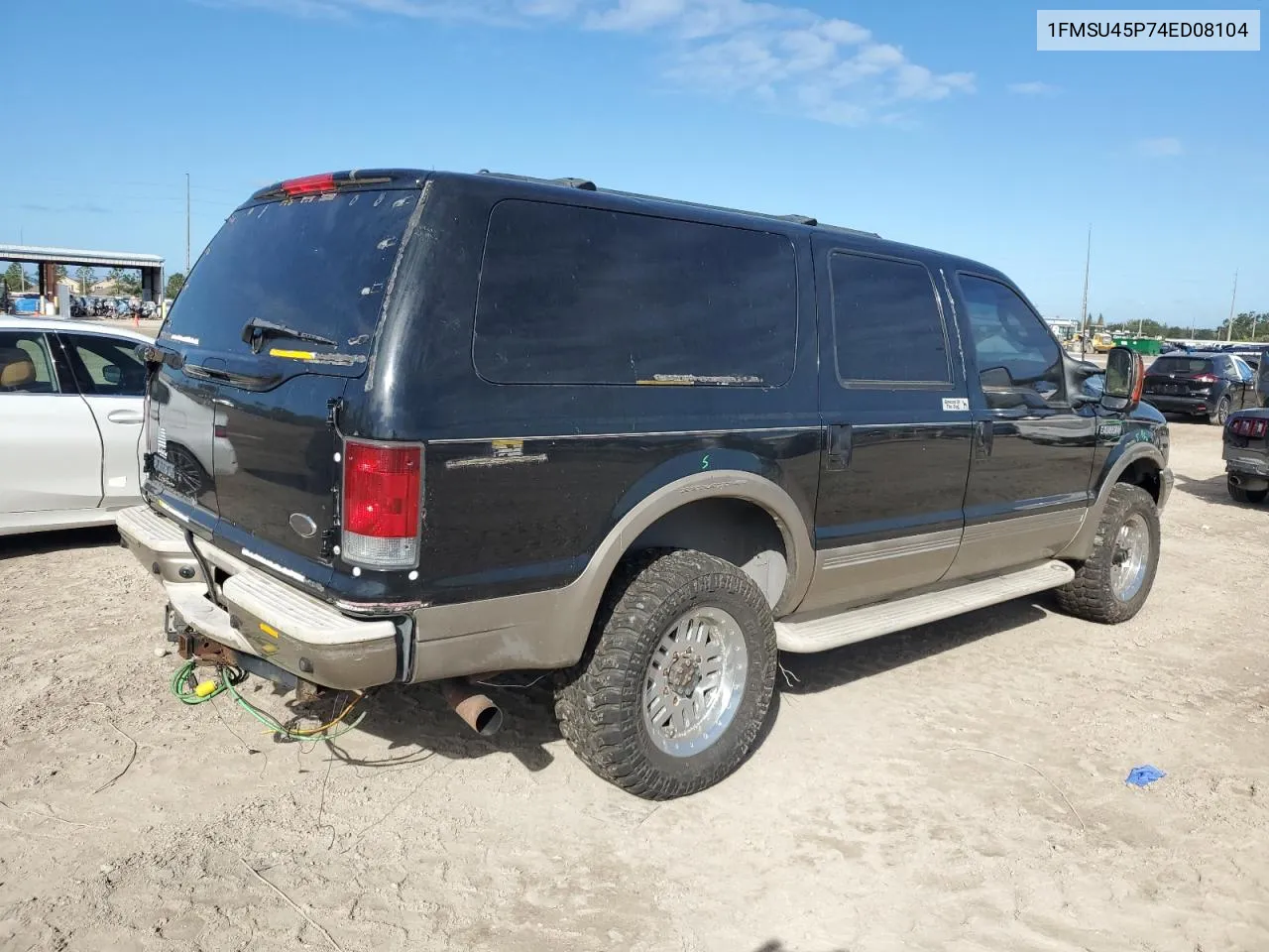 2004 Ford Excursion Eddie Bauer VIN: 1FMSU45P74ED08104 Lot: 79050194