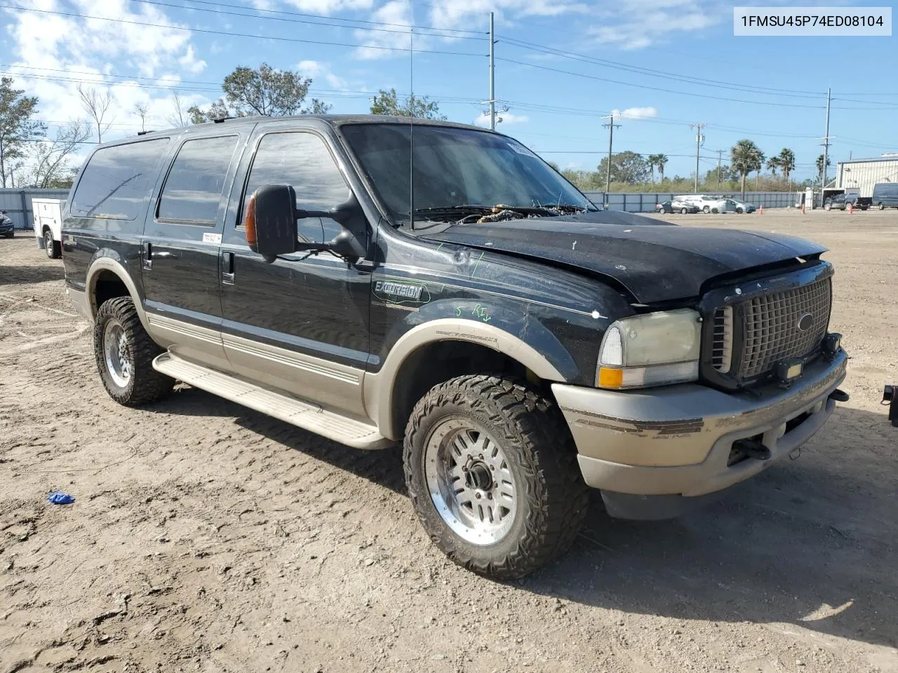 2004 Ford Excursion Eddie Bauer VIN: 1FMSU45P74ED08104 Lot: 79050194