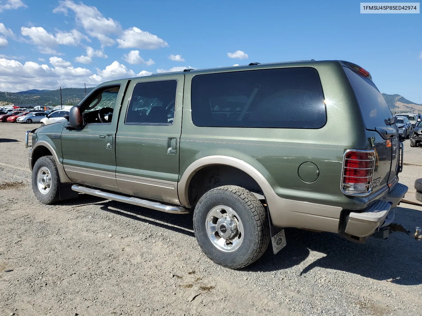 2005 Ford Excursion Eddie Bauer VIN: 1FMSU45P85ED42974 Lot: 64647644