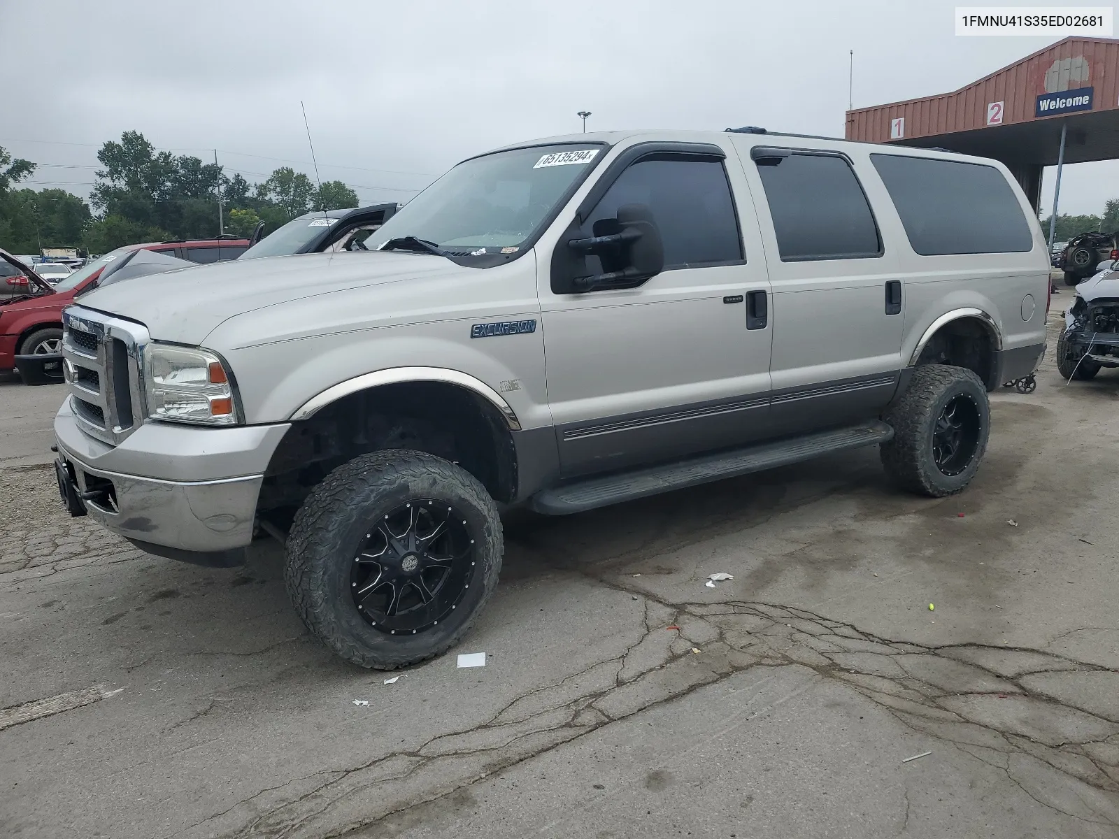 2005 Ford Excursion Xlt VIN: 1FMNU41S35ED02681 Lot: 65135294