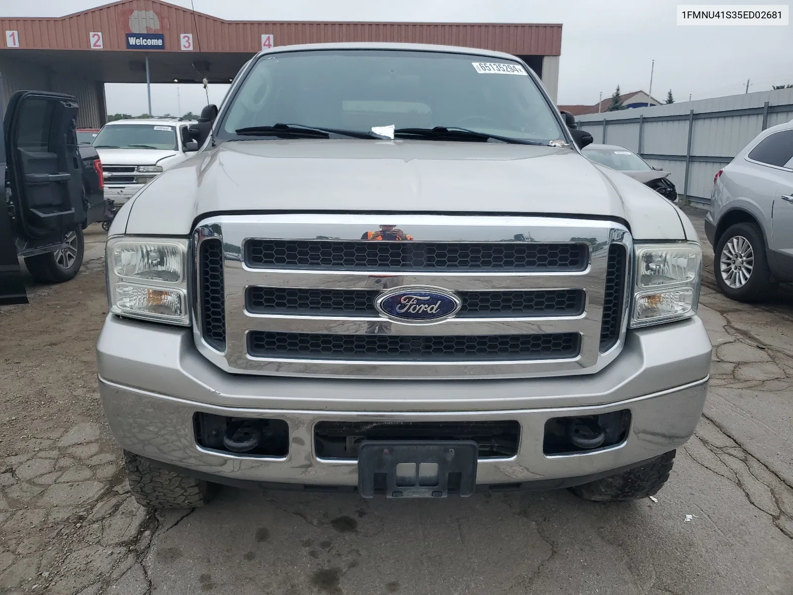 2005 Ford Excursion Xlt VIN: 1FMNU41S35ED02681 Lot: 65135294