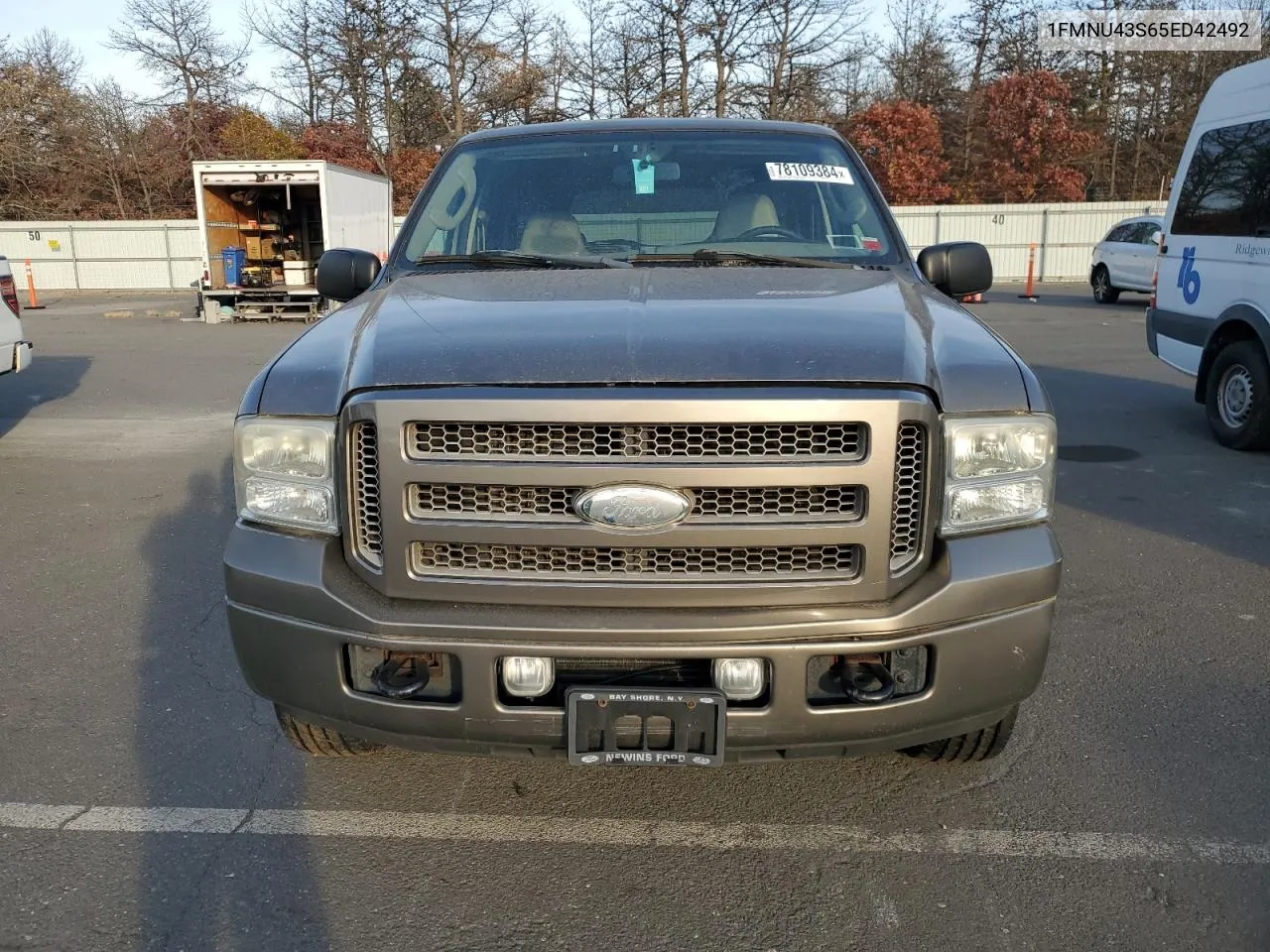 2005 Ford Excursion Limited VIN: 1FMNU43S65ED42492 Lot: 78109384