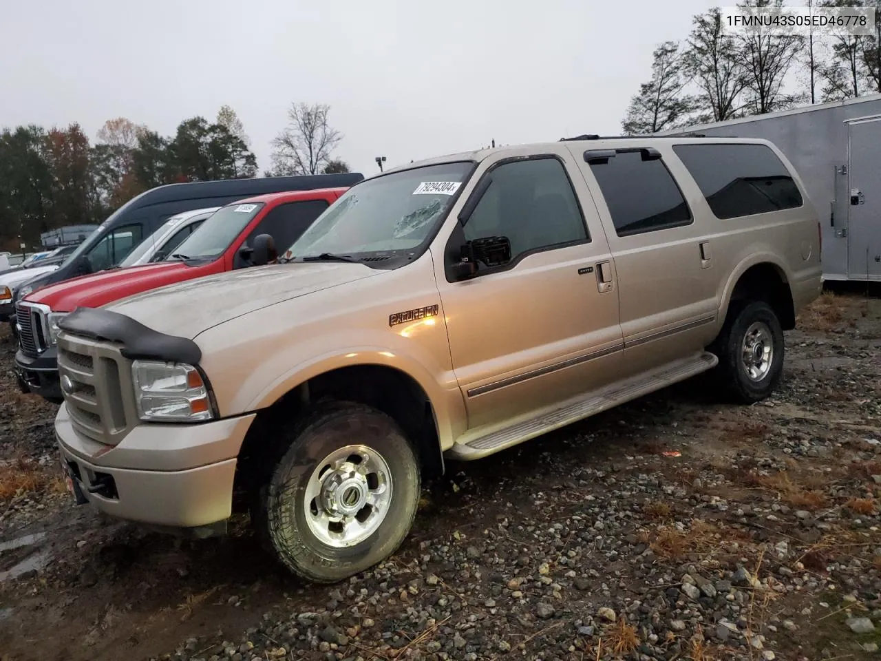 2005 Ford Excursion Limited VIN: 1FMNU43S05ED46778 Lot: 79294304