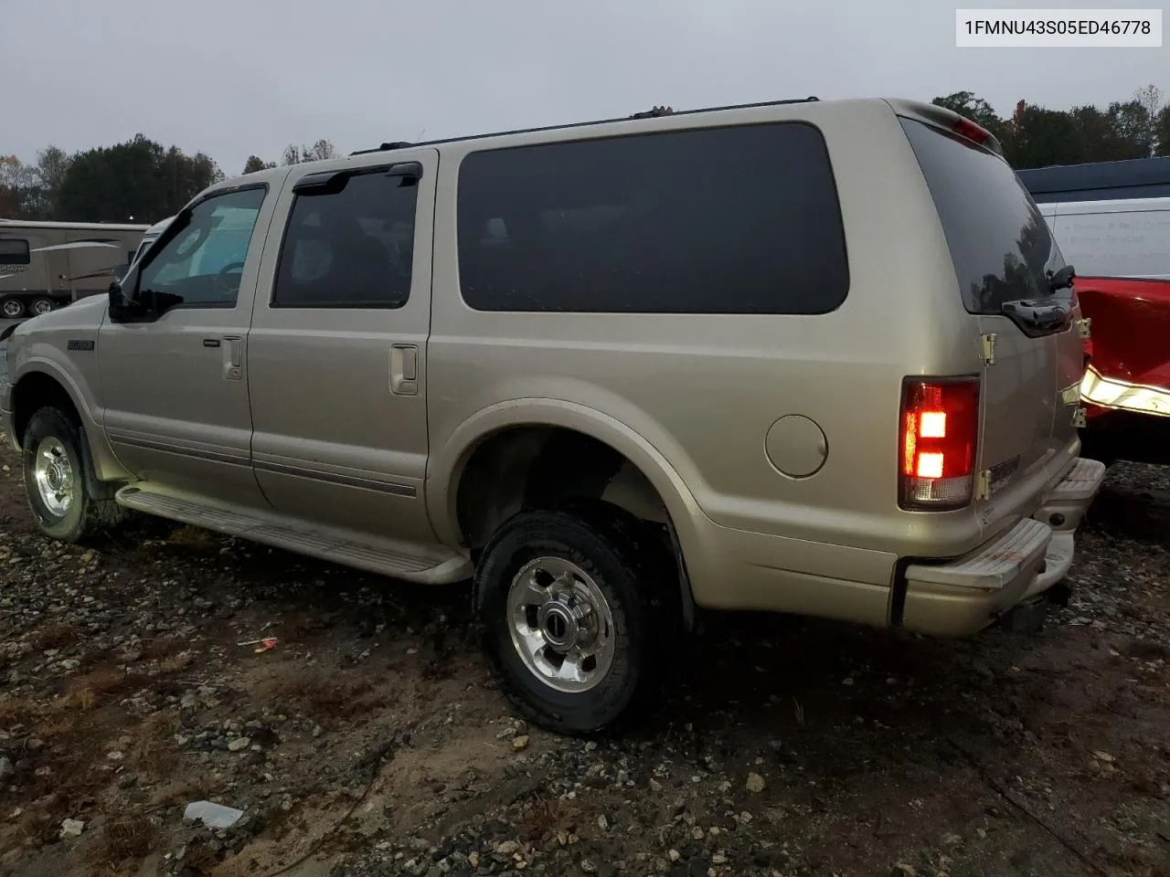 2005 Ford Excursion Limited VIN: 1FMNU43S05ED46778 Lot: 79294304