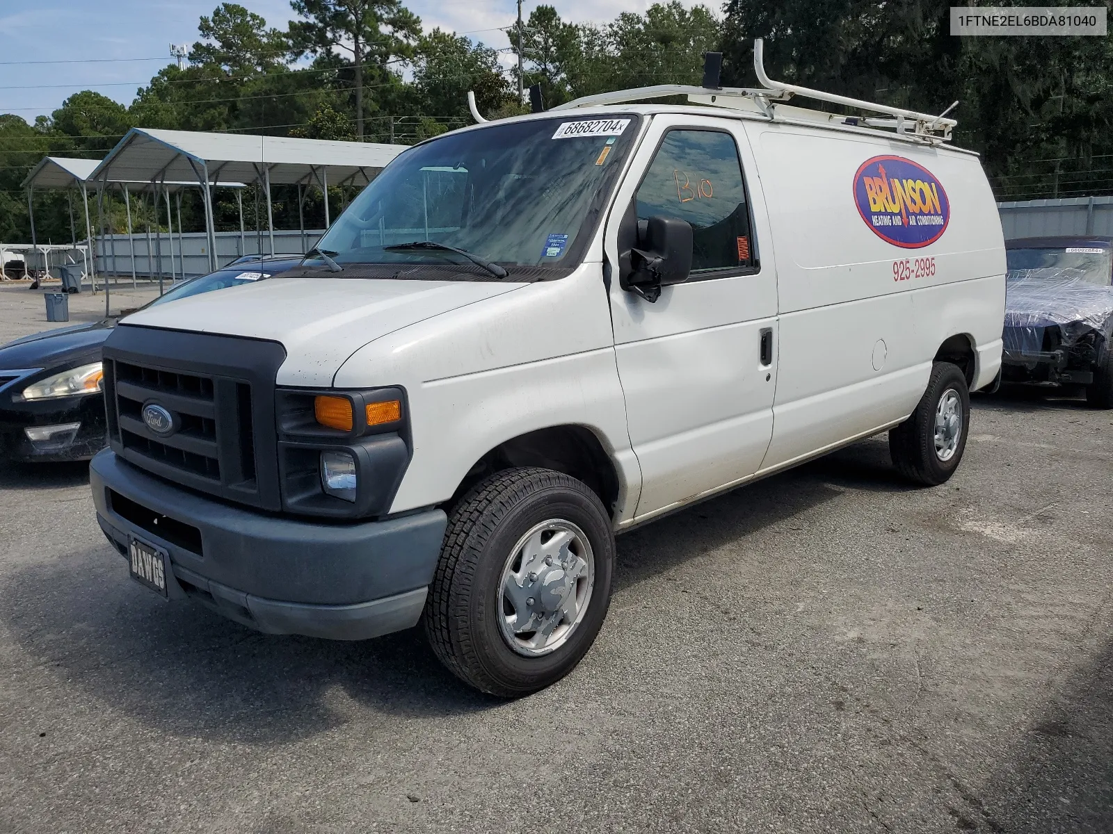 2011 Ford Econoline E250 Van VIN: 1FTNE2EL6BDA81040 Lot: 68682704