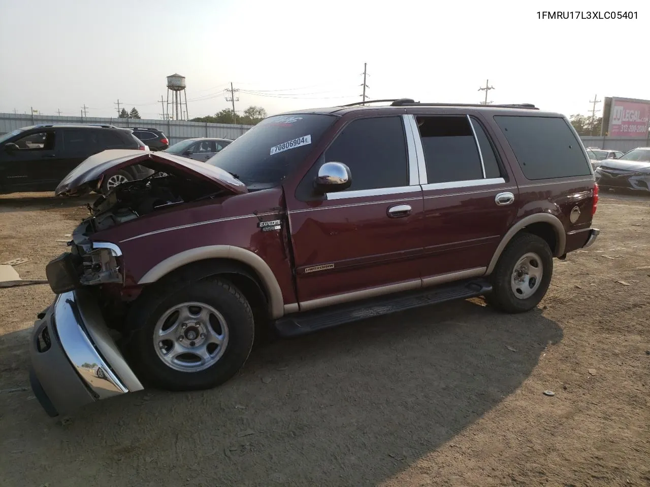 1999 Ford Expedition VIN: 1FMRU17L3XLC05401 Lot: 70806904