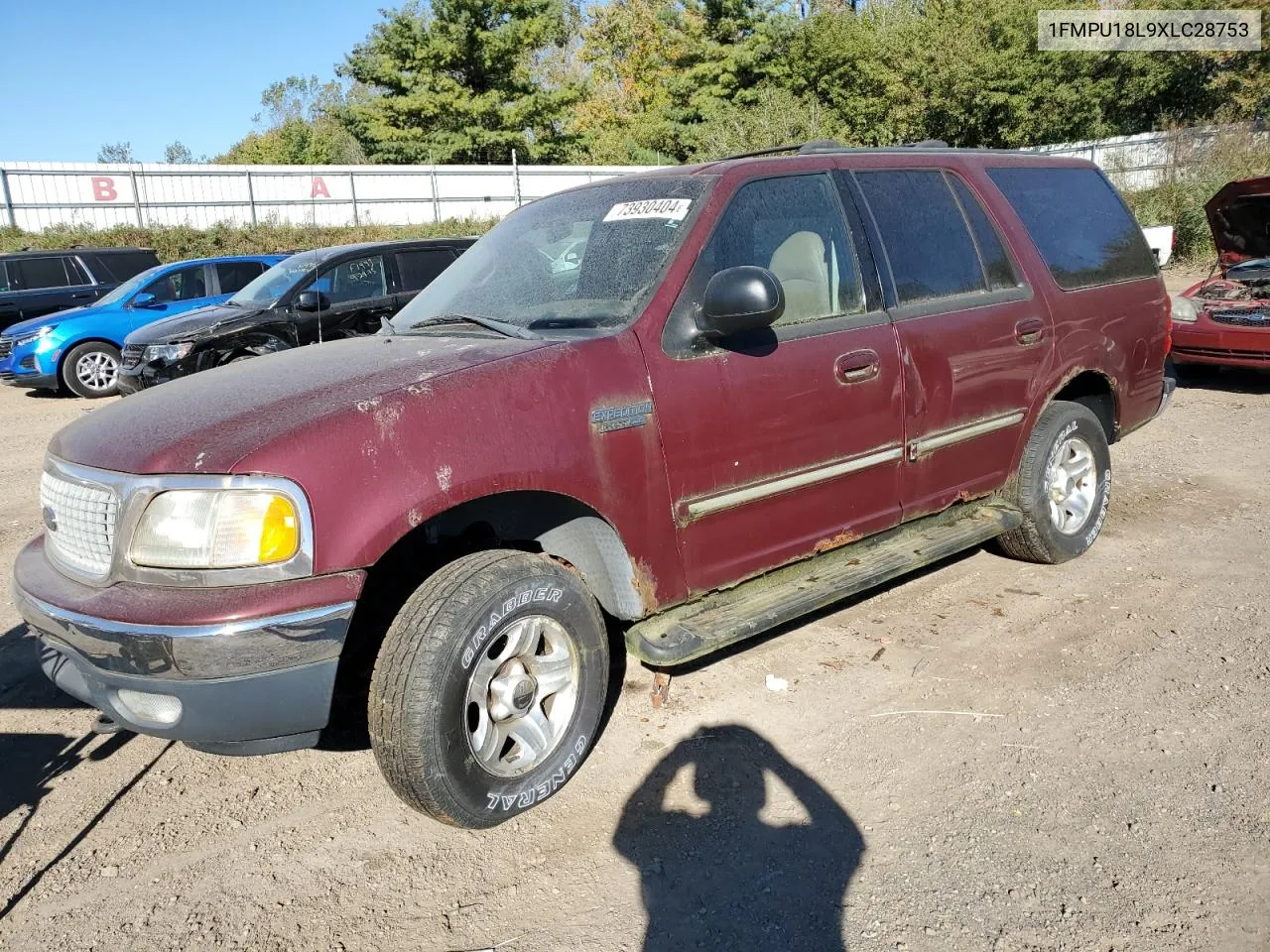 1999 Ford Expedition VIN: 1FMPU18L9XLC28753 Lot: 73930404