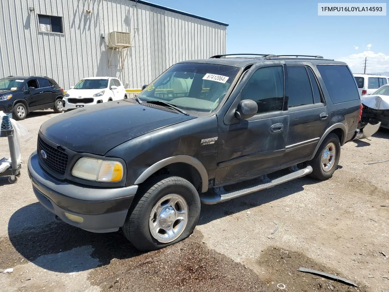 2000 Ford Expedition Xlt VIN: 1FMPU16L0YLA14593 Lot: 67412064