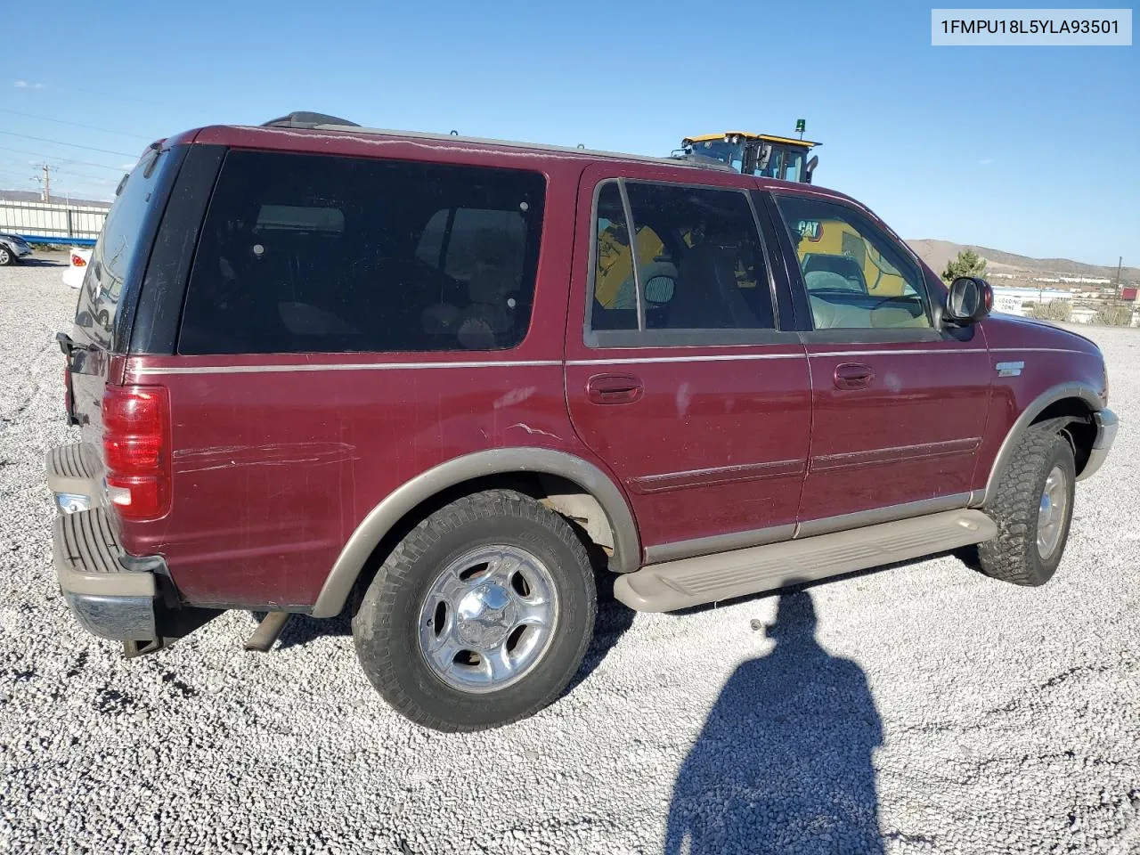 2000 Ford Expedition Eddie Bauer VIN: 1FMPU18L5YLA93501 Lot: 70718724