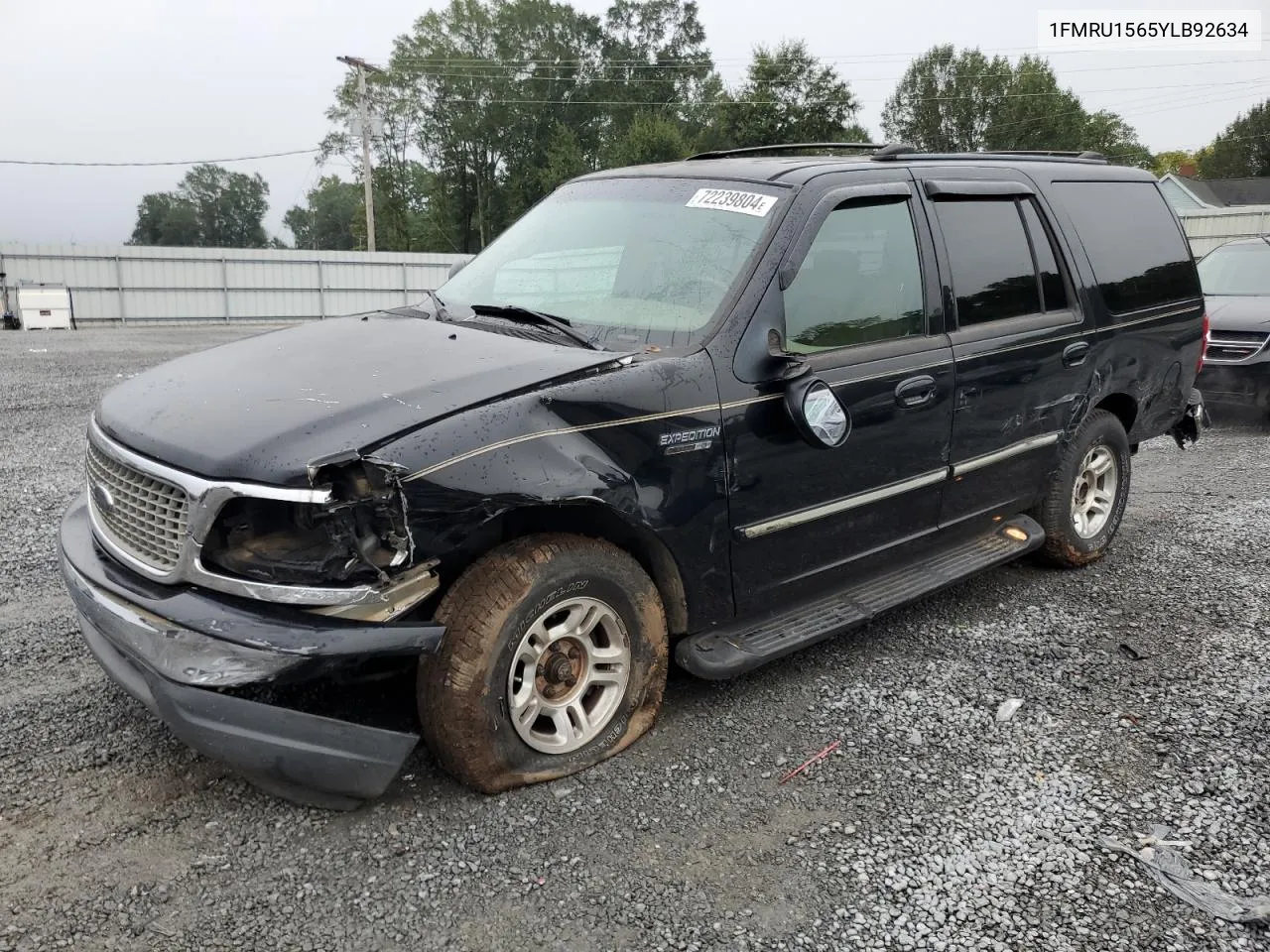 2000 Ford Expedition Xlt VIN: 1FMRU1565YLB92634 Lot: 72239804