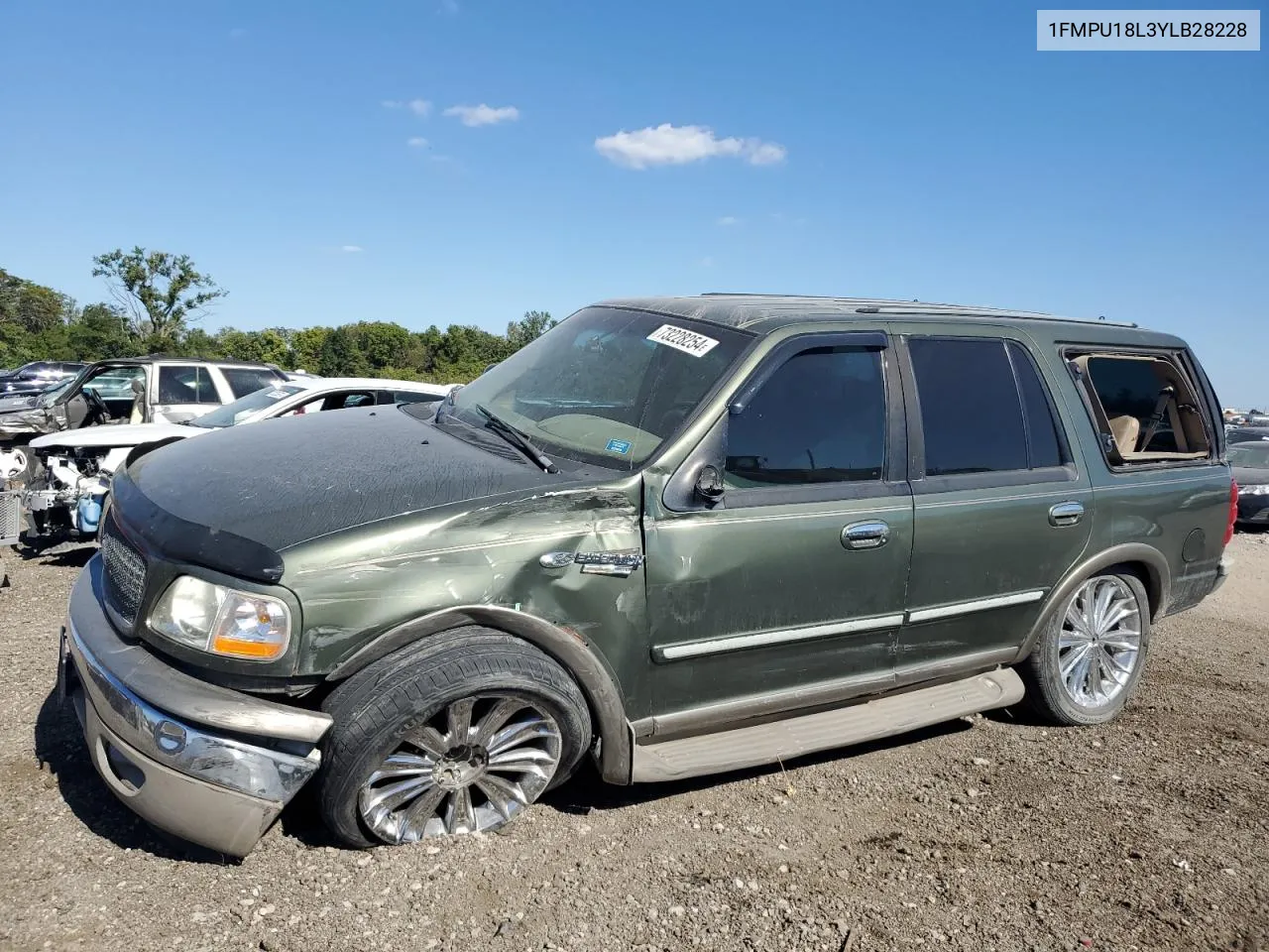 2000 Ford Expedition Eddie Bauer VIN: 1FMPU18L3YLB28228 Lot: 73228254