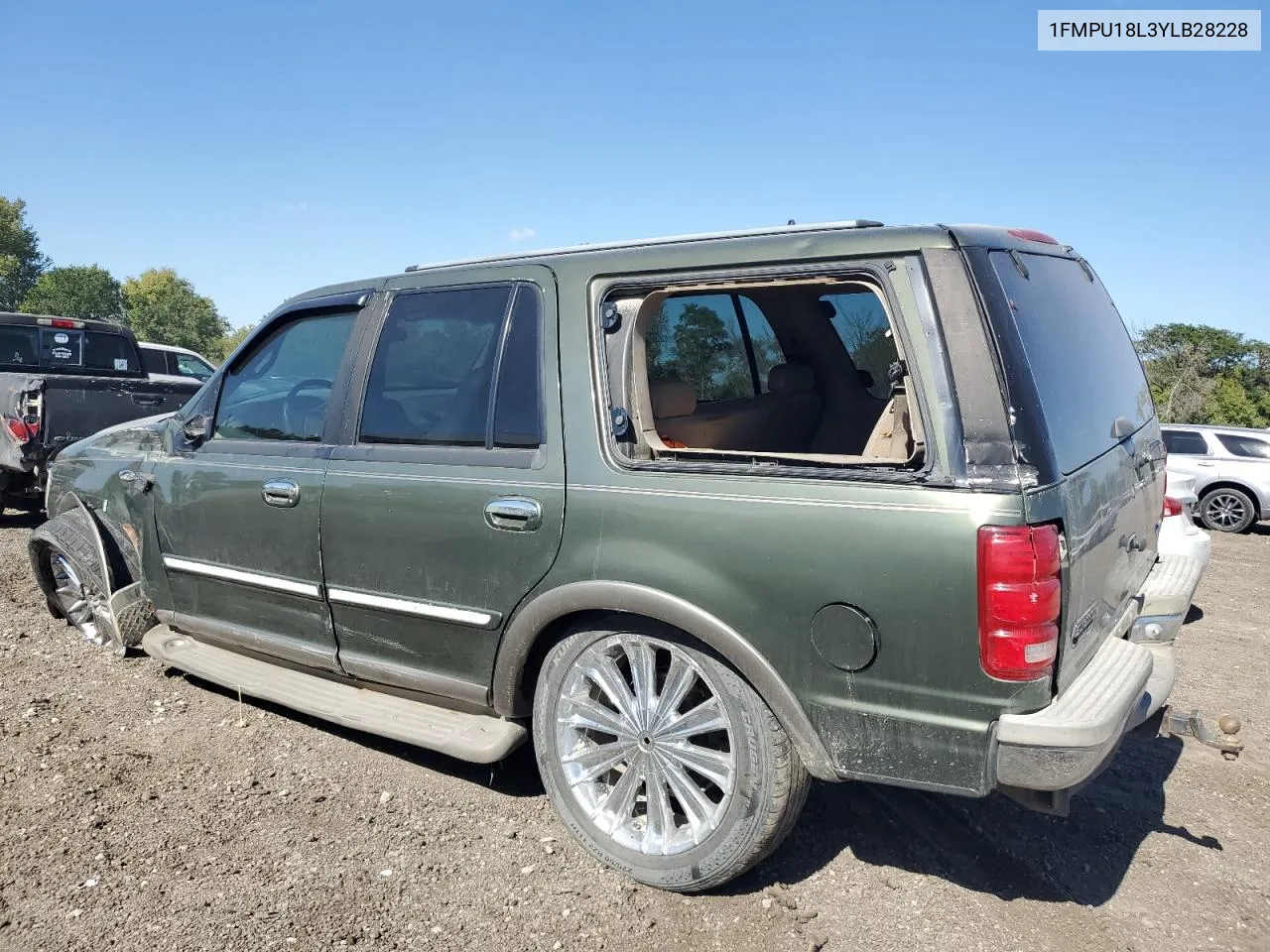 2000 Ford Expedition Eddie Bauer VIN: 1FMPU18L3YLB28228 Lot: 73228254