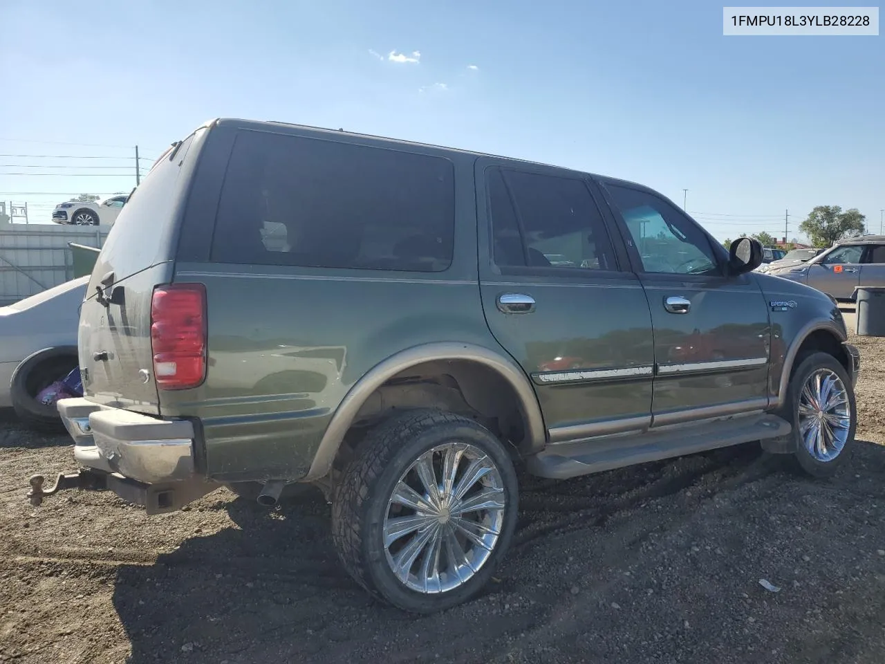 2000 Ford Expedition Eddie Bauer VIN: 1FMPU18L3YLB28228 Lot: 73228254