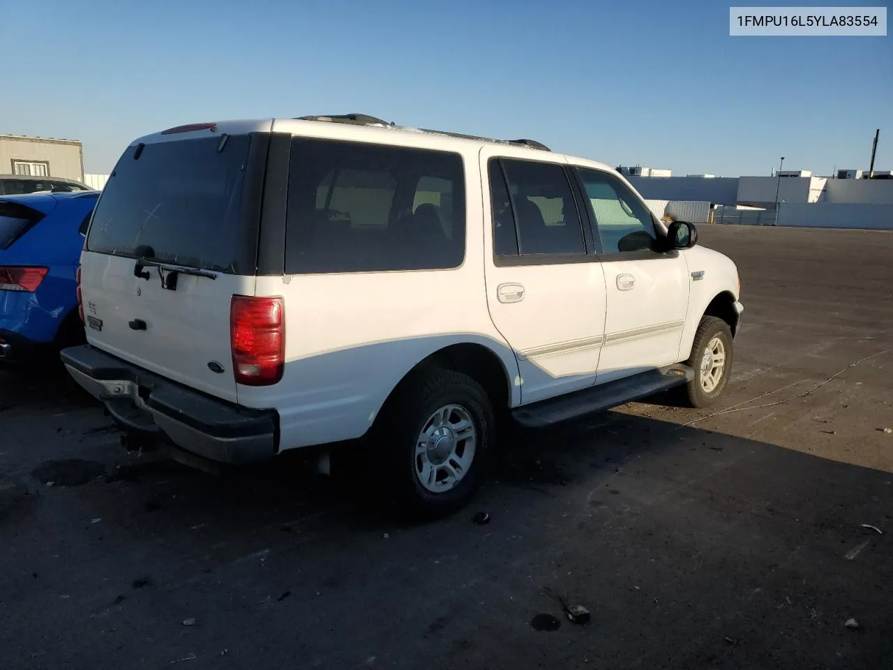 2000 Ford Expedition Xlt VIN: 1FMPU16L5YLA83554 Lot: 74983294