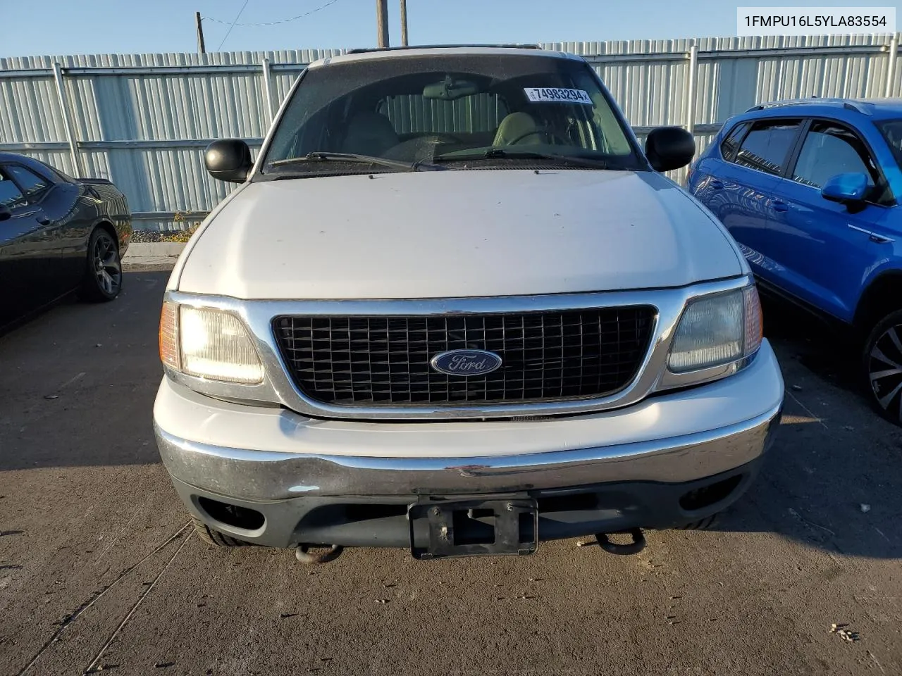 2000 Ford Expedition Xlt VIN: 1FMPU16L5YLA83554 Lot: 74983294