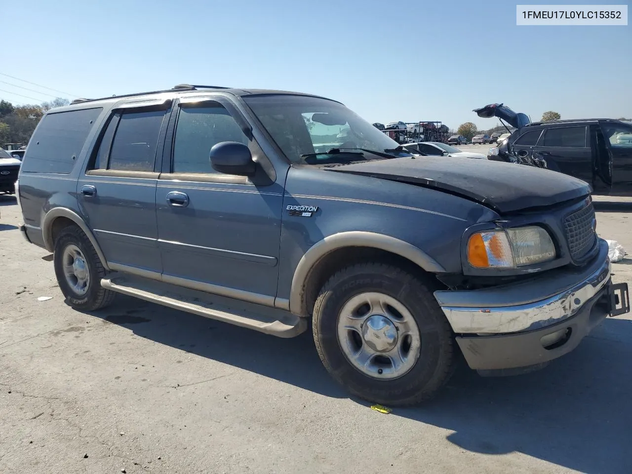 2000 Ford Expedition Eddie Bauer VIN: 1FMEU17L0YLC15352 Lot: 77418244